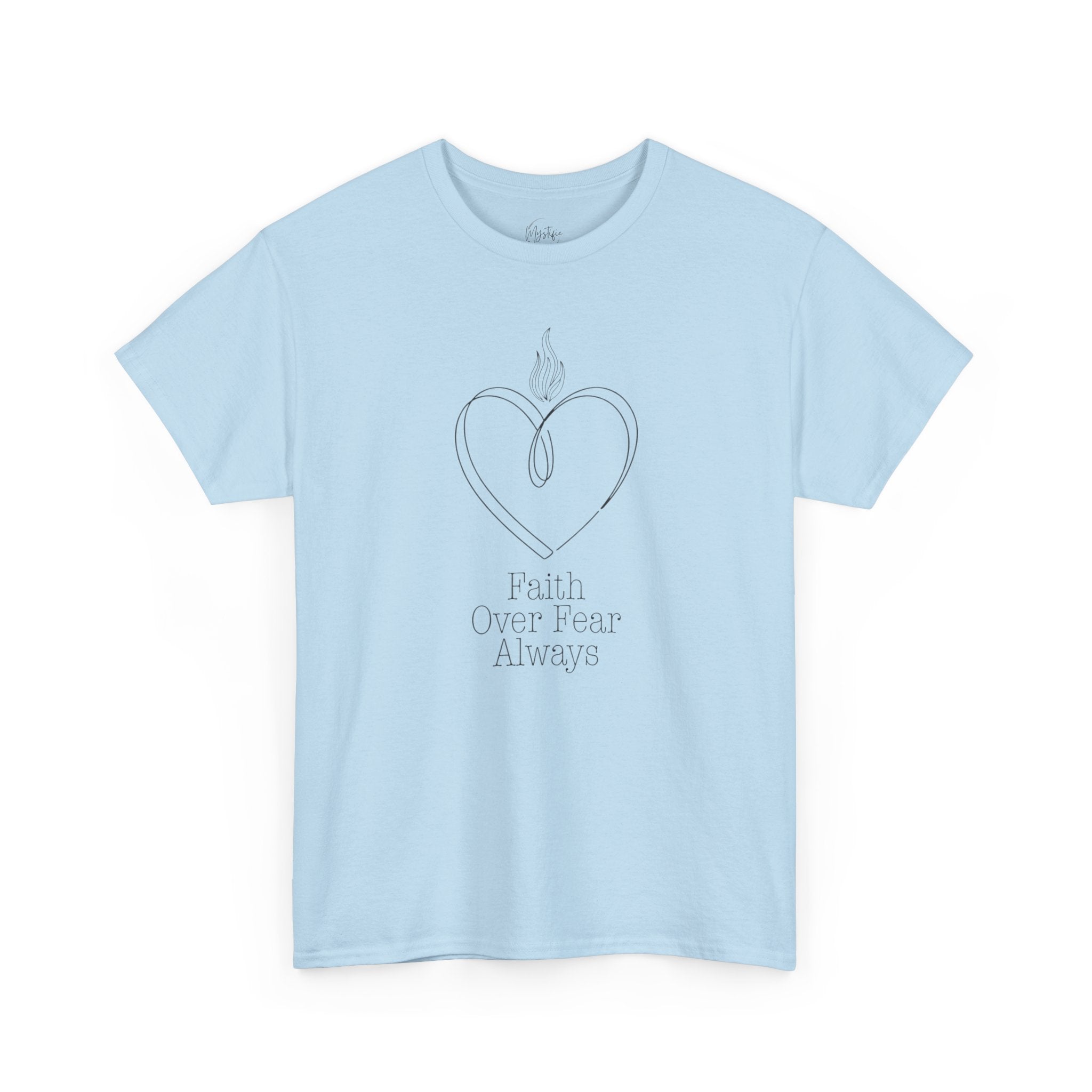 Faith Over Fear Always Unisex Cotton T-Shirt