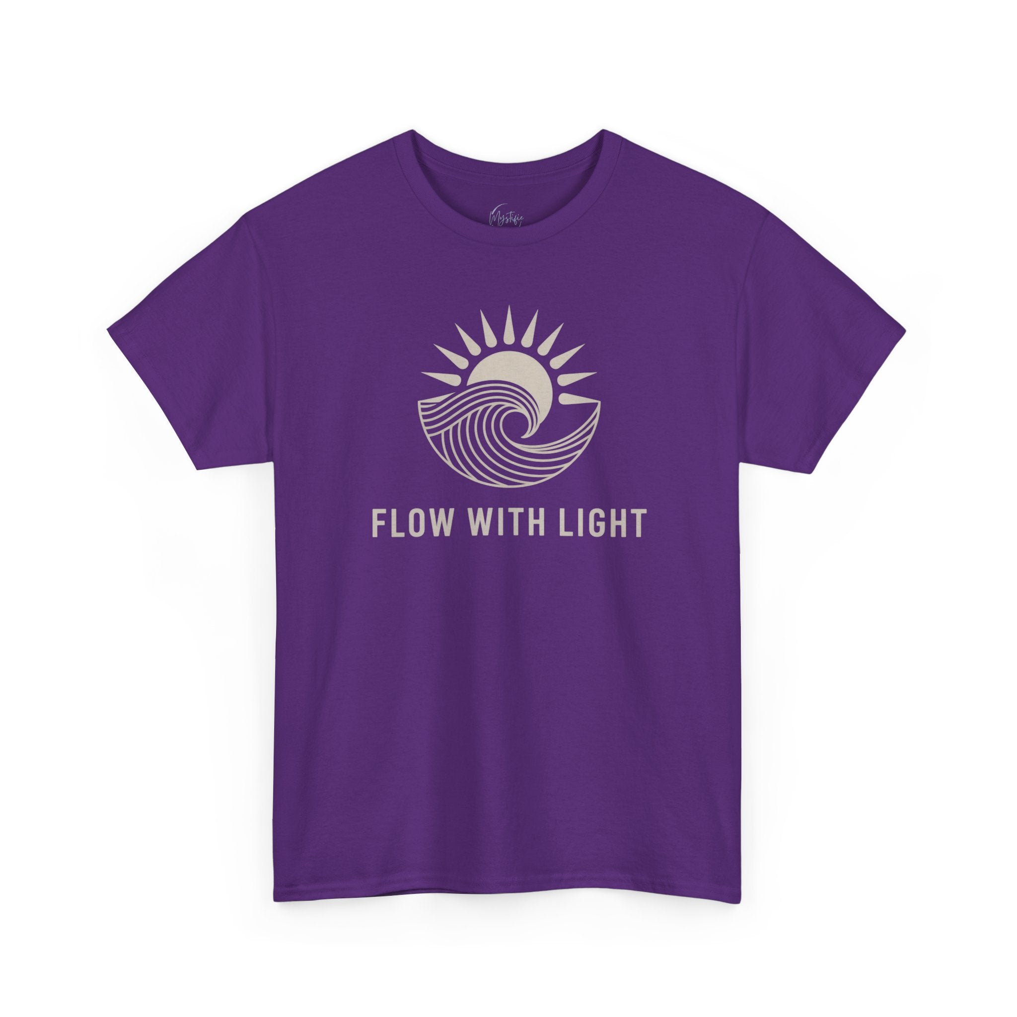 Flow With Light Unisex Cotton T-Shirt