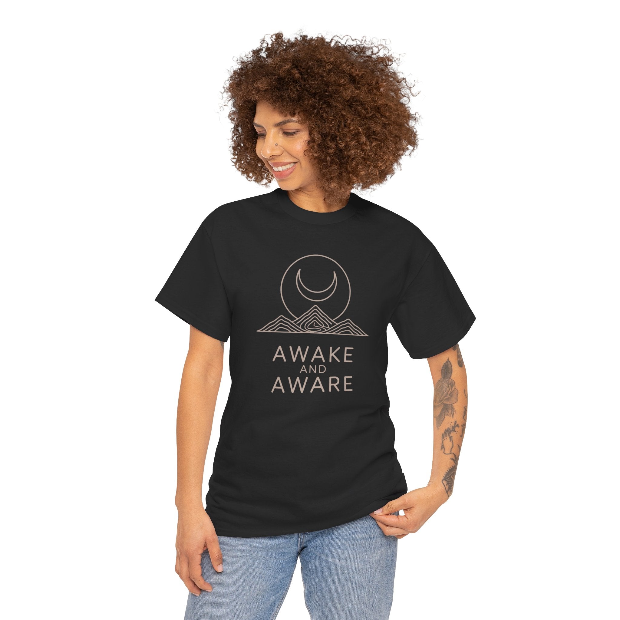 Awake and Aware Unisex Cotton T-Shirt
