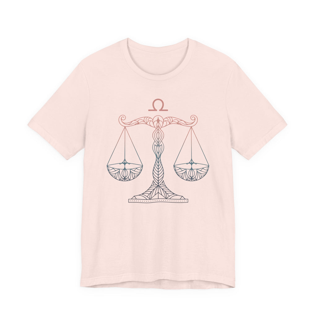Astrology Zodiac Libra Balance Mandala Unisex T-Shirt