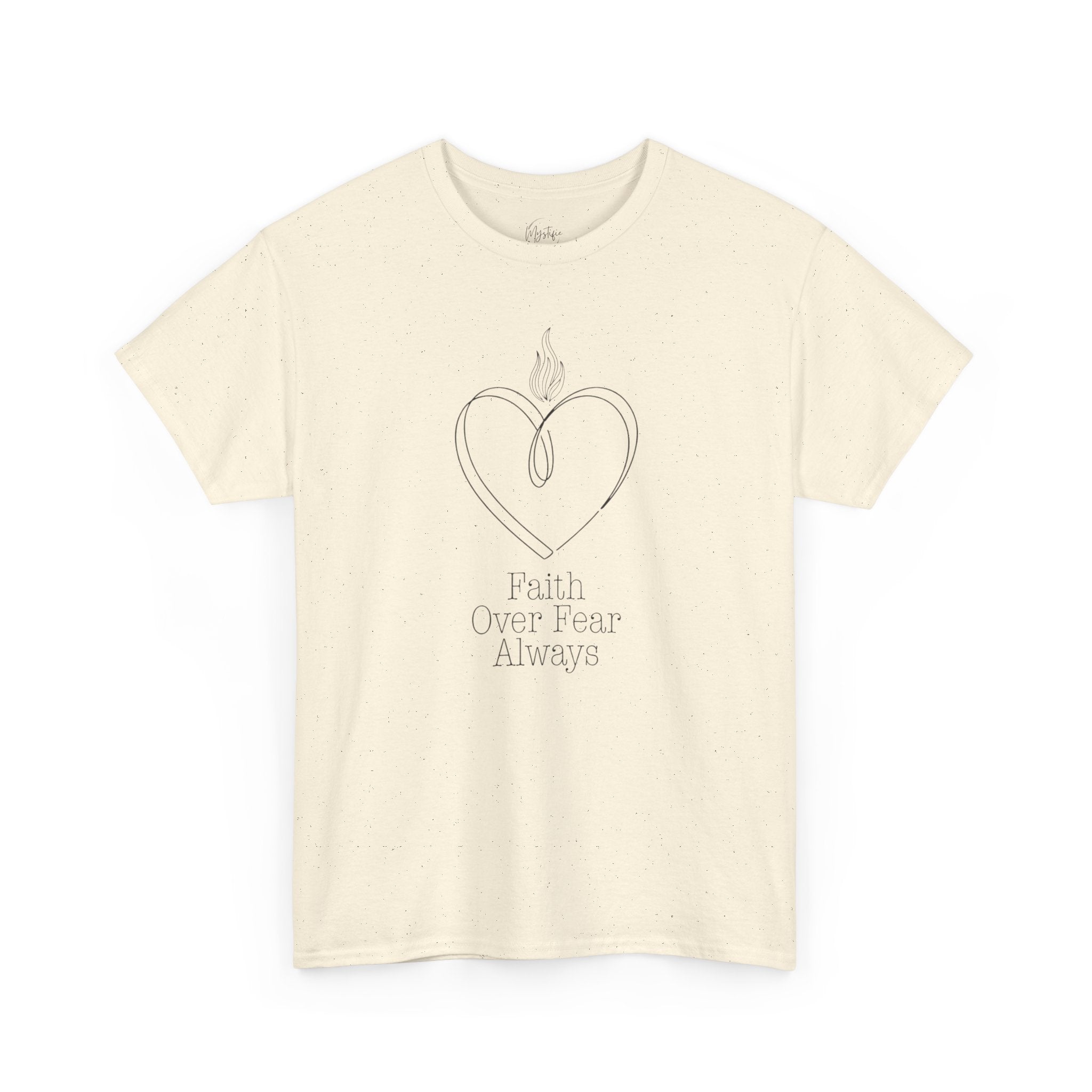 Faith Over Fear Always Unisex Cotton T-Shirt