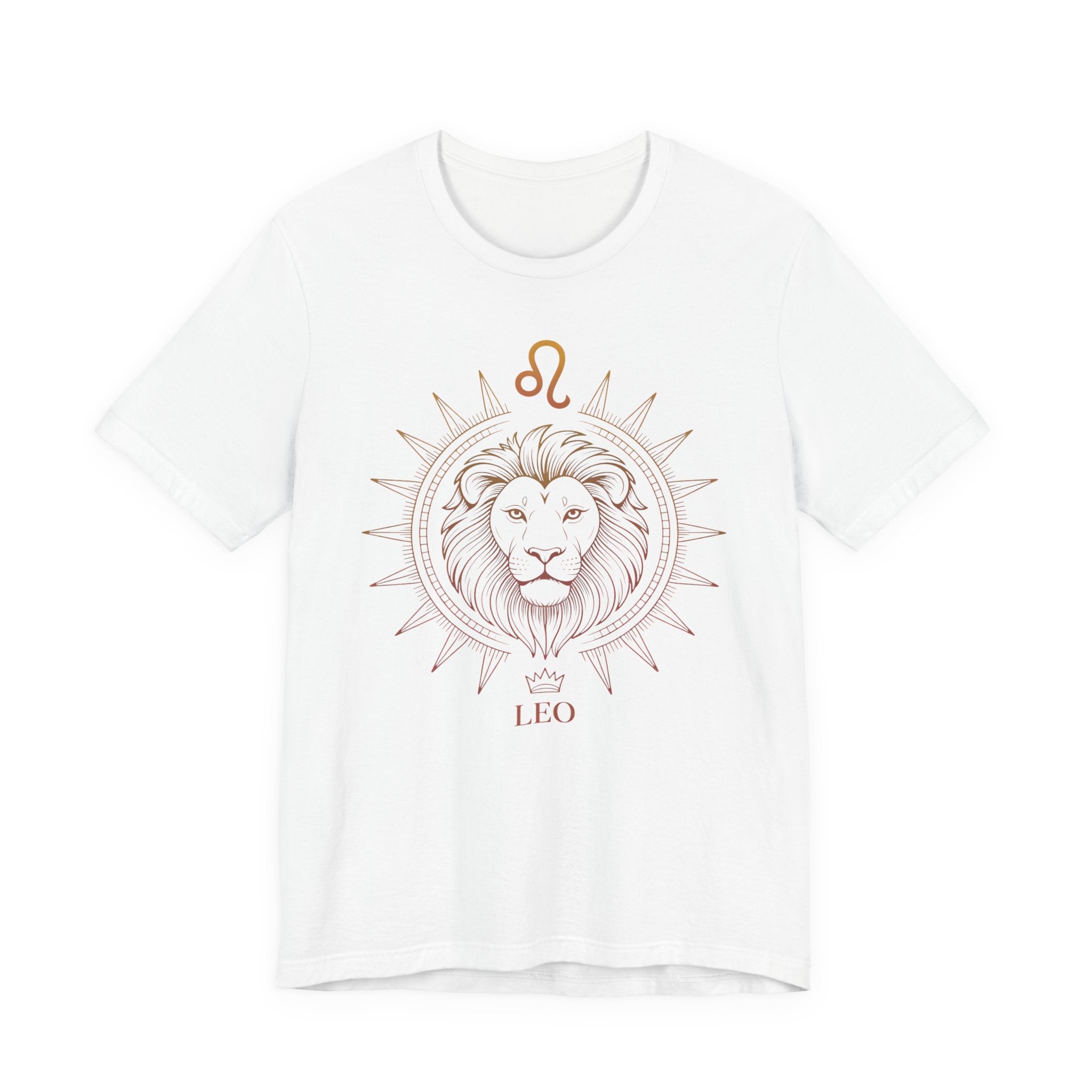 Astrology Zodiac Leo Lion King Unisex Mandala  T-Shirt