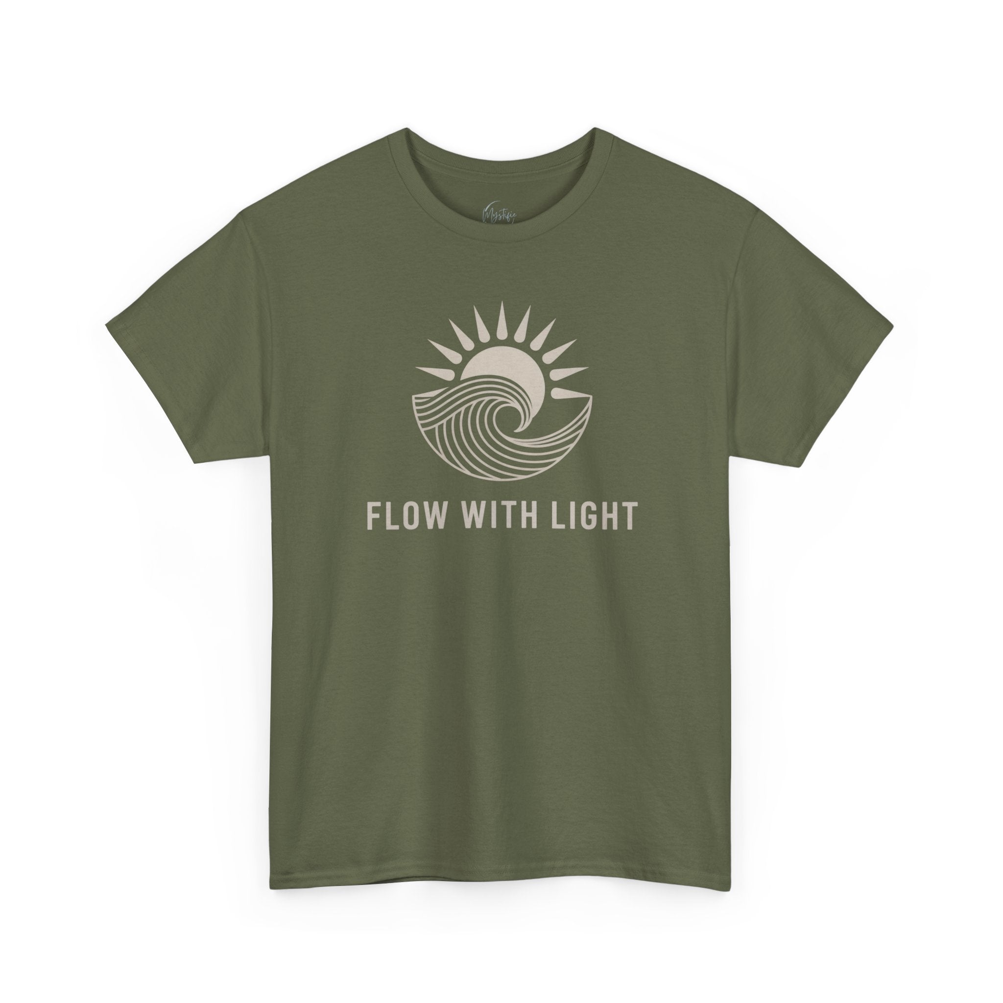 Flow With Light Unisex Cotton T-Shirt