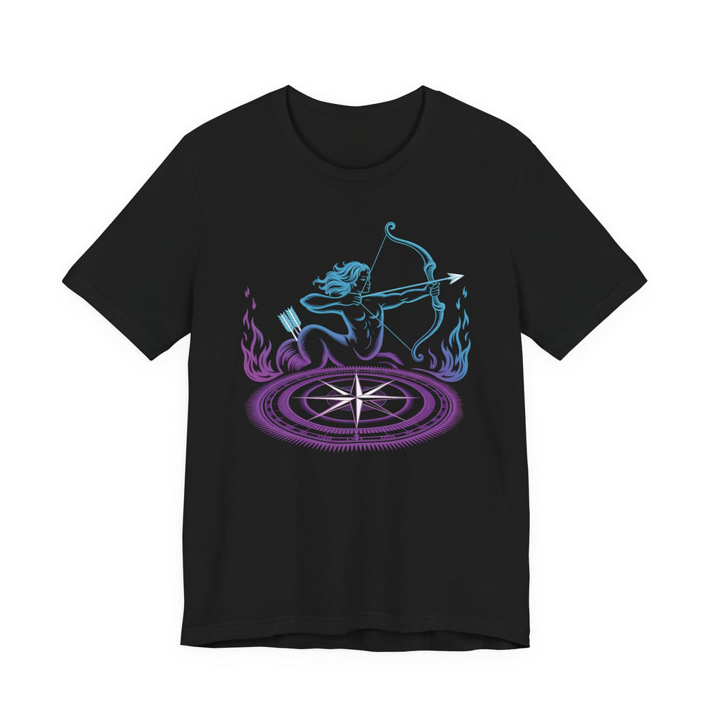 Astrology Zodiac Sagittarius Centaur Archer Holographic Unisex T-Shirt