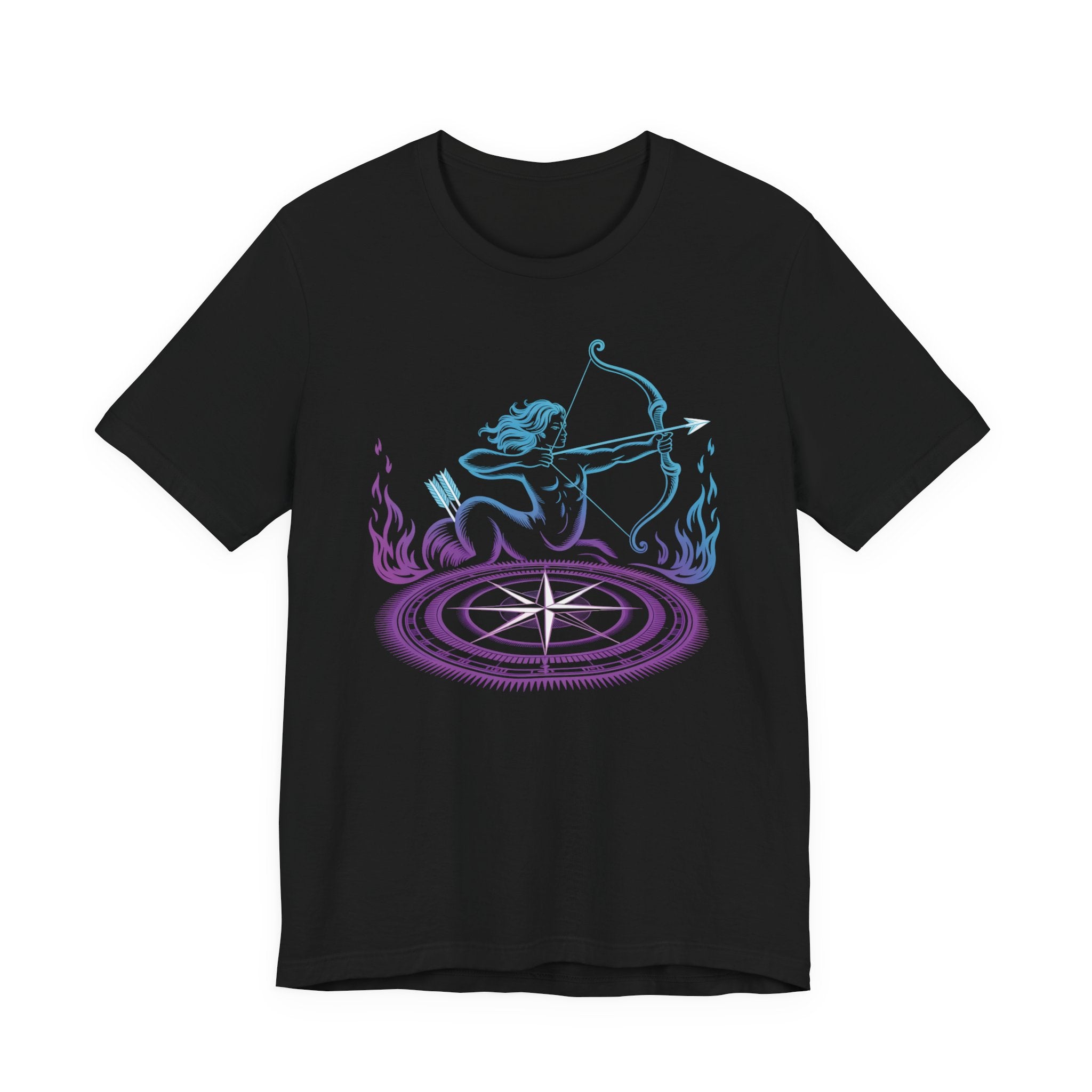 Astrology Zodiac Sagittarius Centaur Archer Holographic Unisex T-Shirt