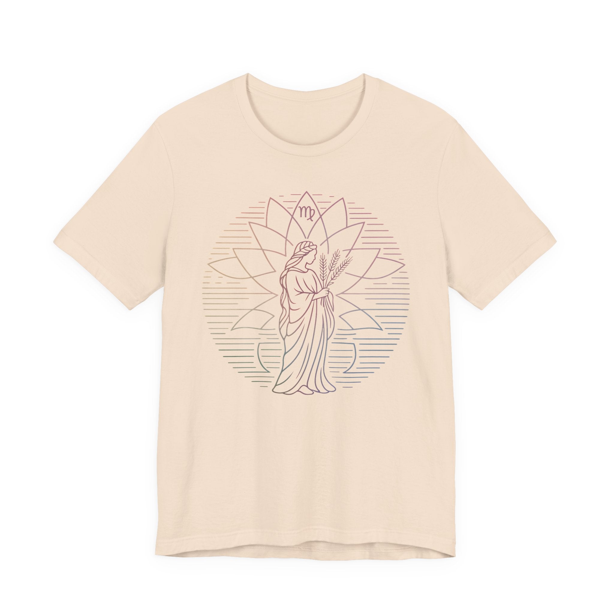 Astrology Zodiac Virgo Unisex Mandala  T-Shirt