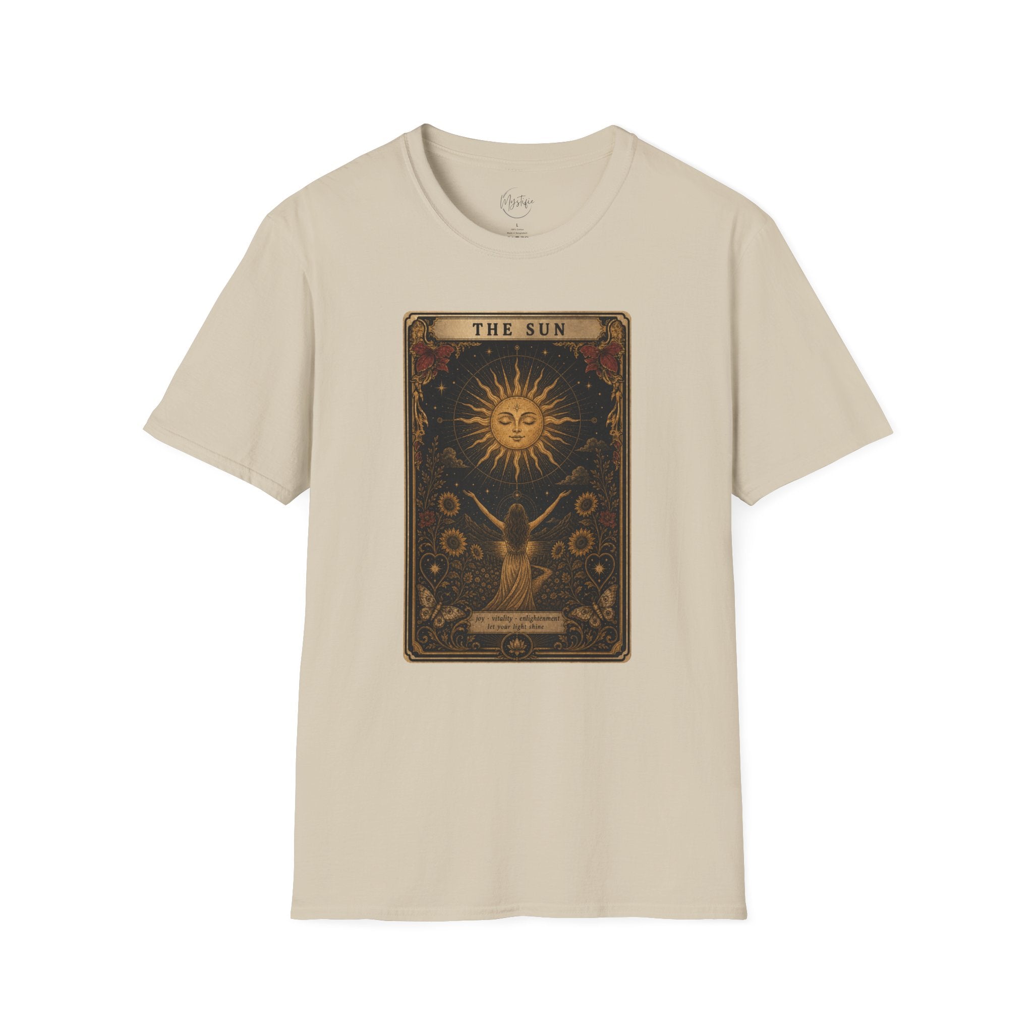 Tarot 'The Sun' Unisex T-Shirt — Vintage Astrology Graphic Tee