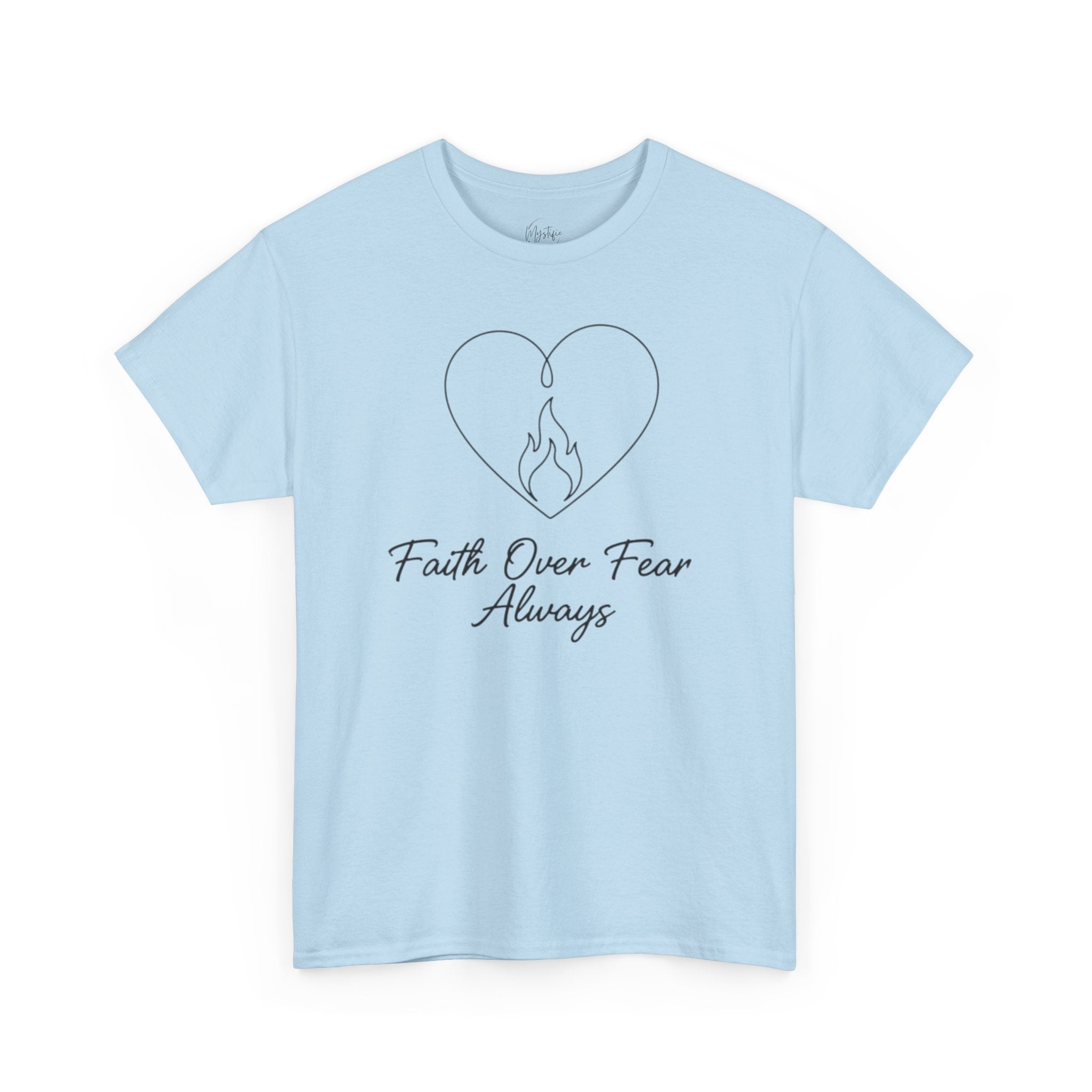 Faith Over Fear Always Unisex Cotton T-Shirt