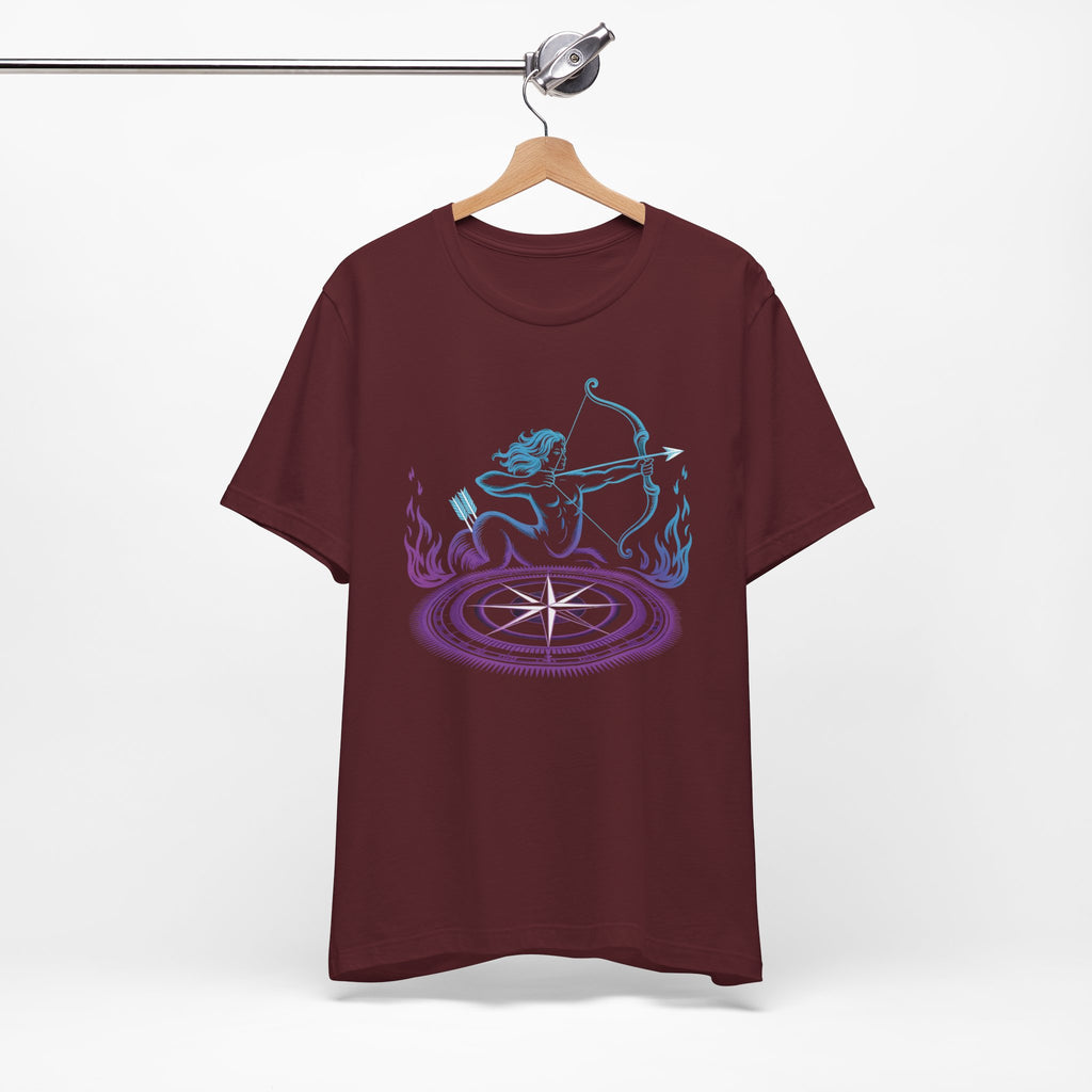 Astrology Zodiac Sagittarius Centaur Archer Holographic Unisex T-Shirt