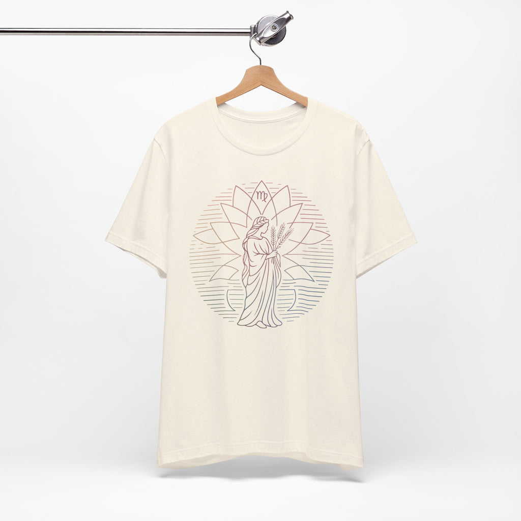 Astrology Zodiac Virgo Unisex Mandala  T-Shirt