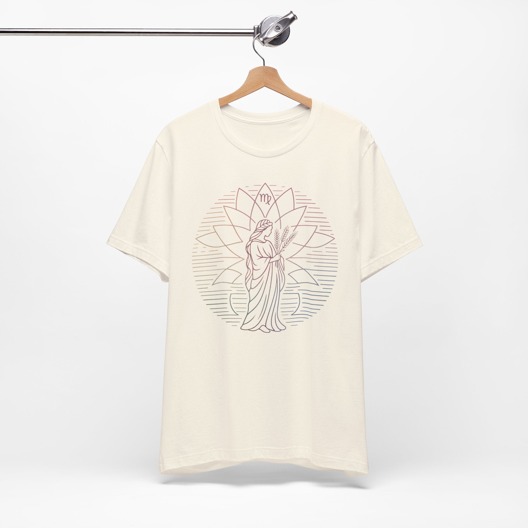 Astrology Zodiac Virgo Unisex Mandala  T-Shirt