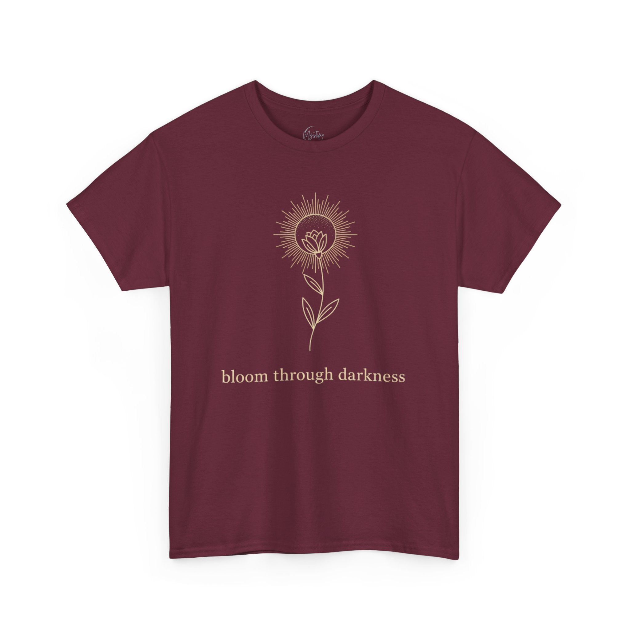 Bloom Through Darkness Unisex Cotton T-Shirt