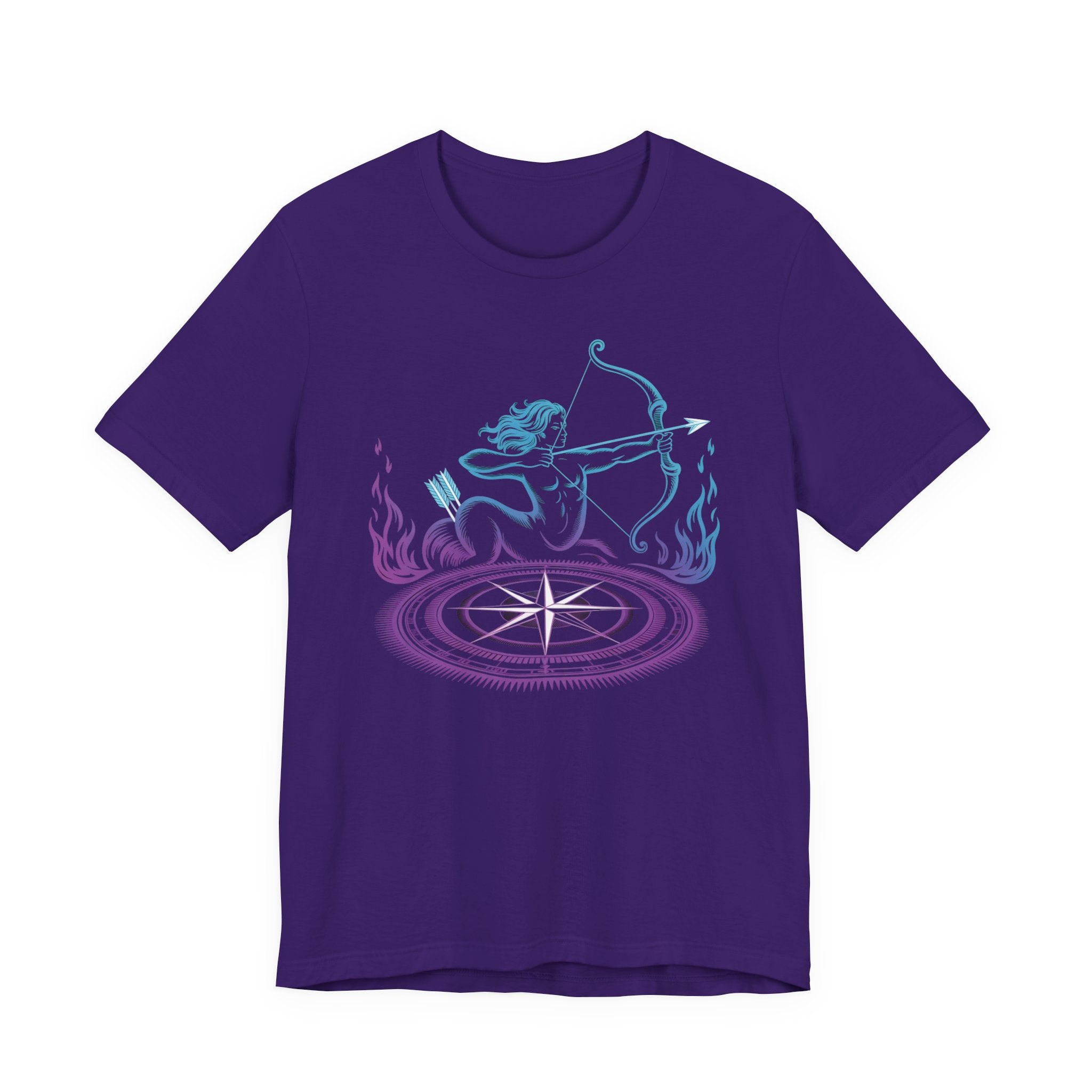 Astrology Zodiac Sagittarius Centaur Archer Holographic Unisex T-Shirt