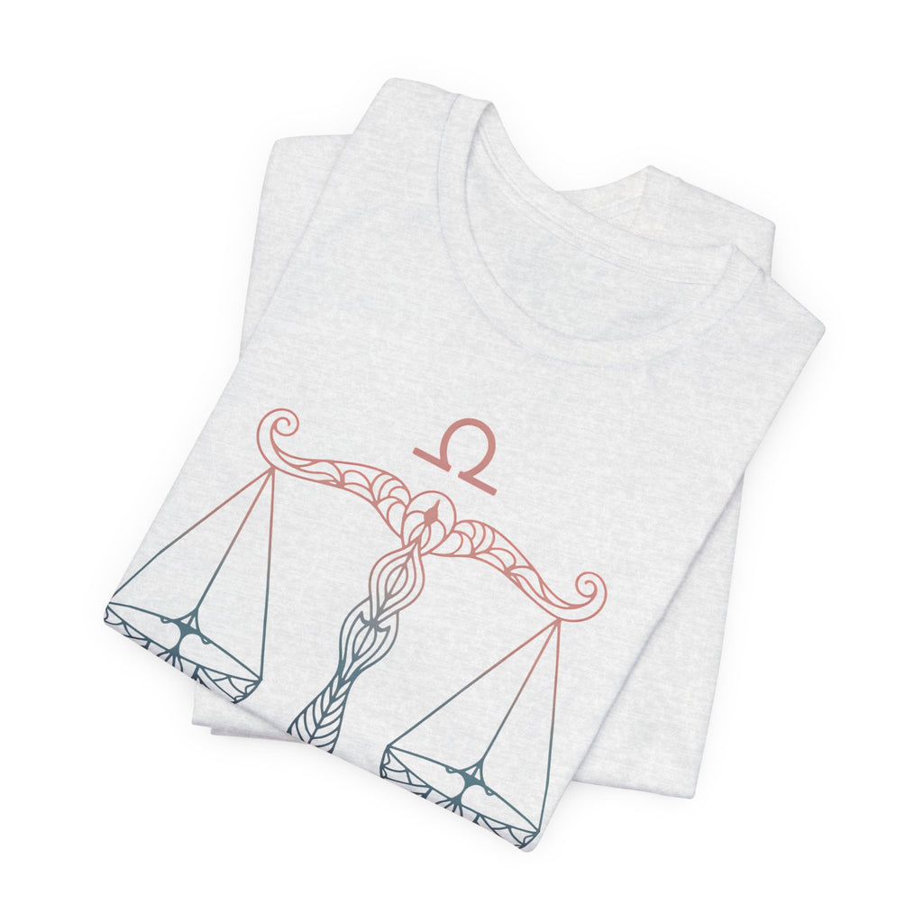 Astrology Zodiac Libra Balance Mandala Unisex T-Shirt