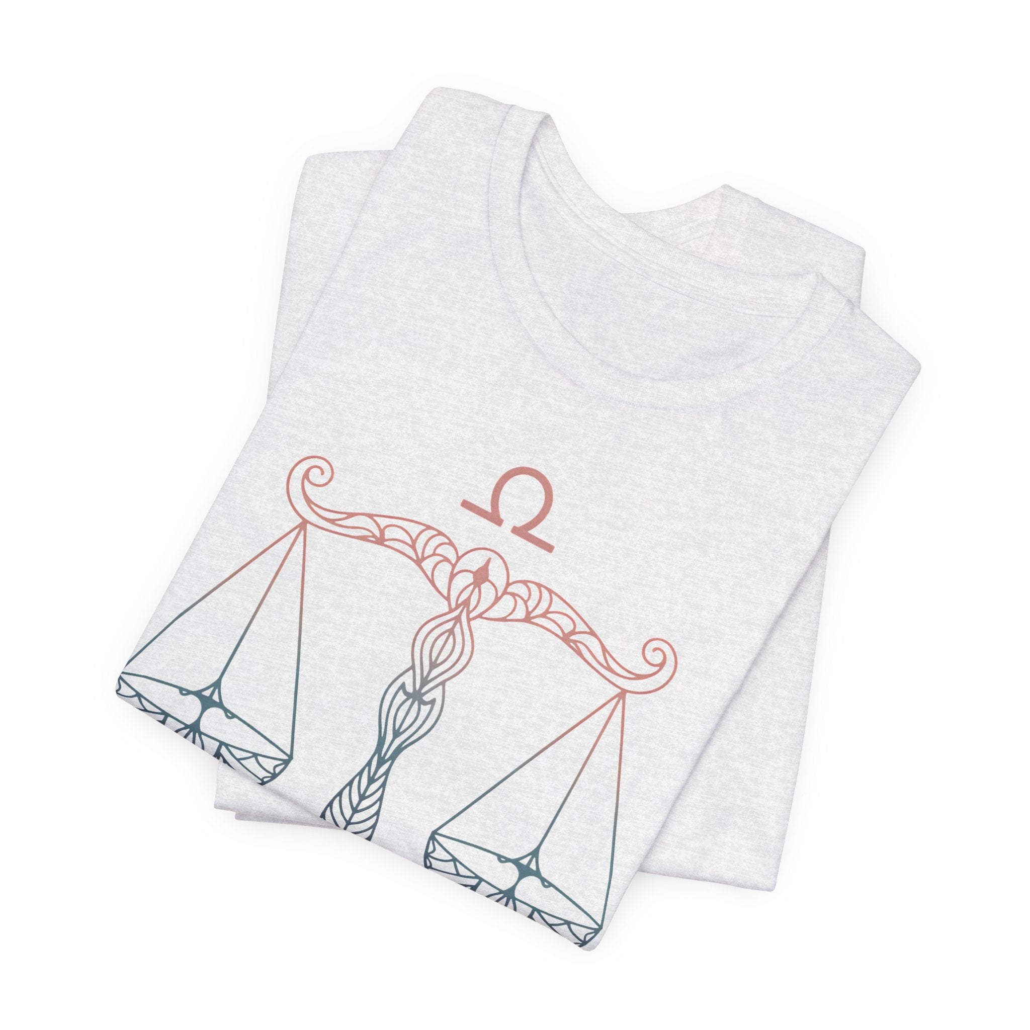 Astrology Zodiac Libra Balance Mandala Unisex T-Shirt
