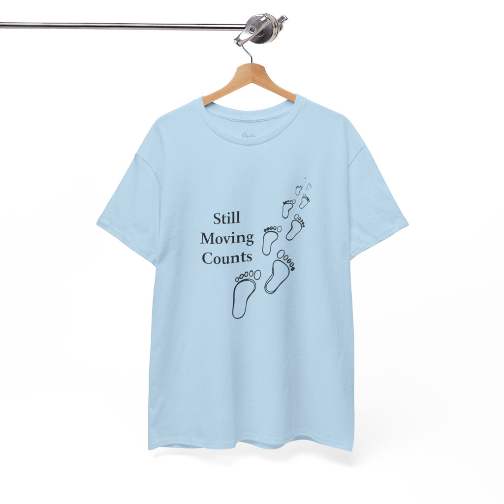 Still Moving Counts Unisex Cotton T-Shirt