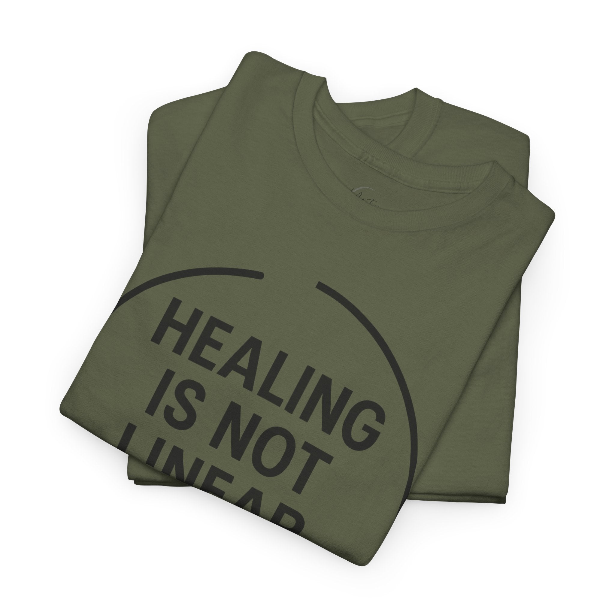 Healing Is Not Linear Deal With It Unisex Cotton T-Shirt