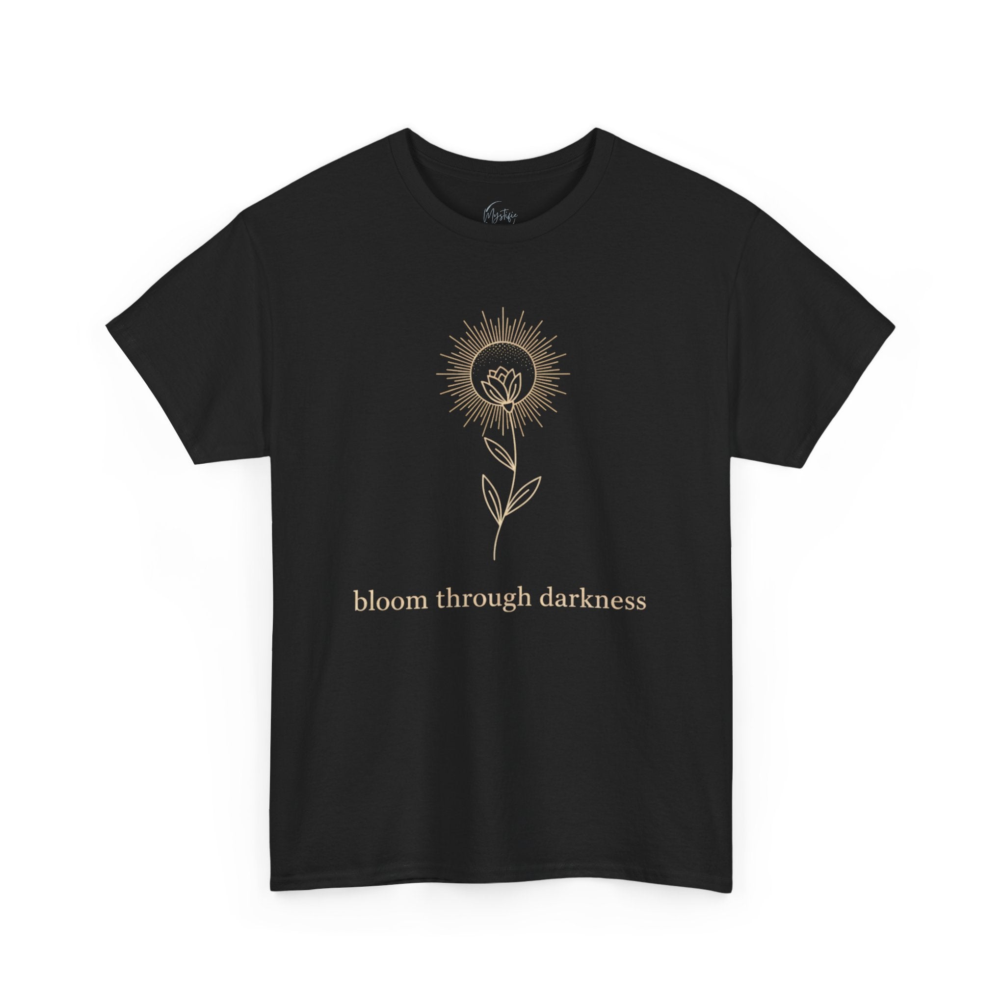 Bloom Through Darkness Unisex Cotton T-Shirt