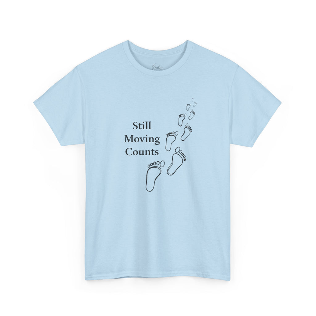 Still Moving Counts Unisex Cotton T-Shirt