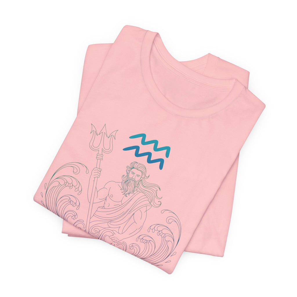 Astrology Zodiac Aquarius Poseidon Unisex T-Shirt