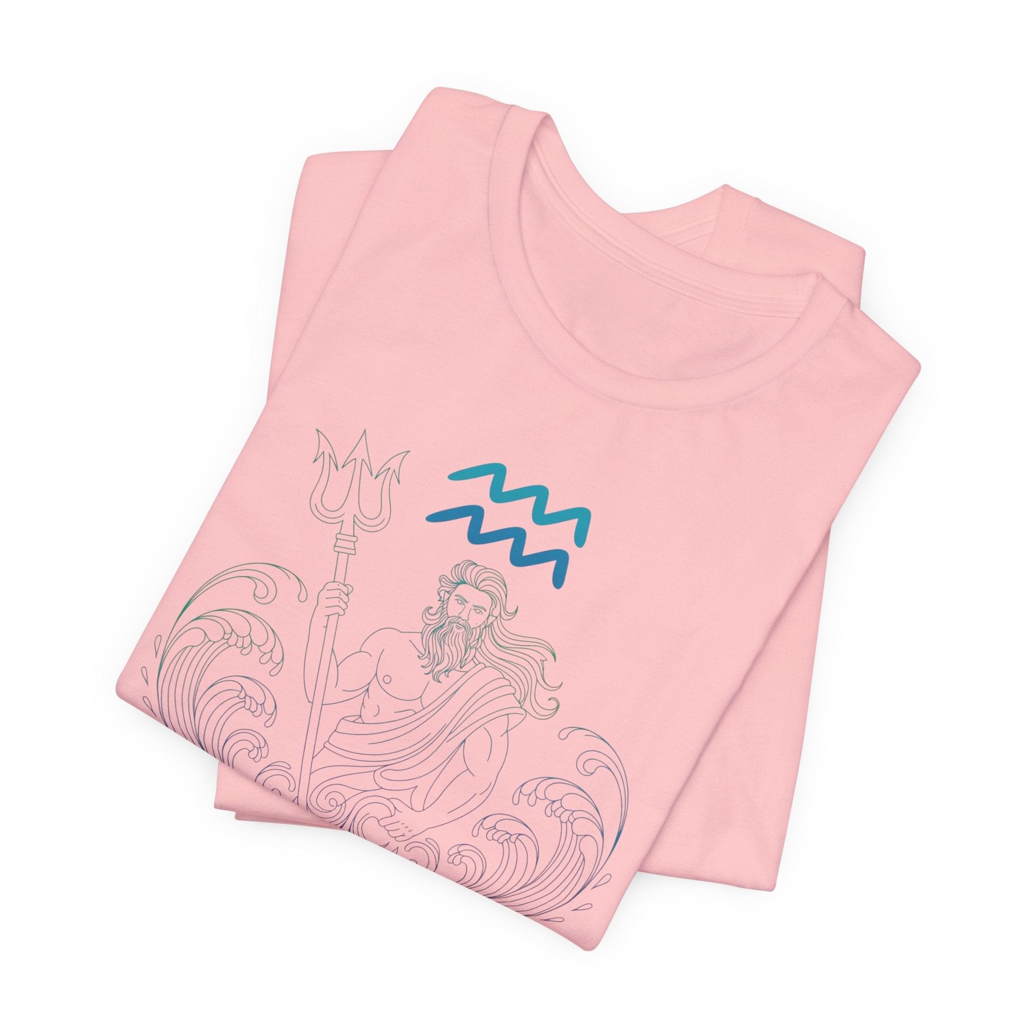 Astrology Zodiac Aquarius Poseidon Unisex T-Shirt