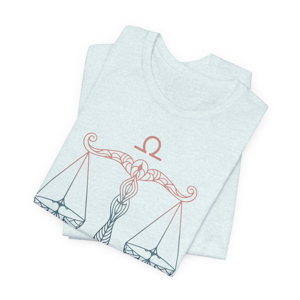 Astrology Zodiac Libra Balance Mandala Unisex T-Shirt