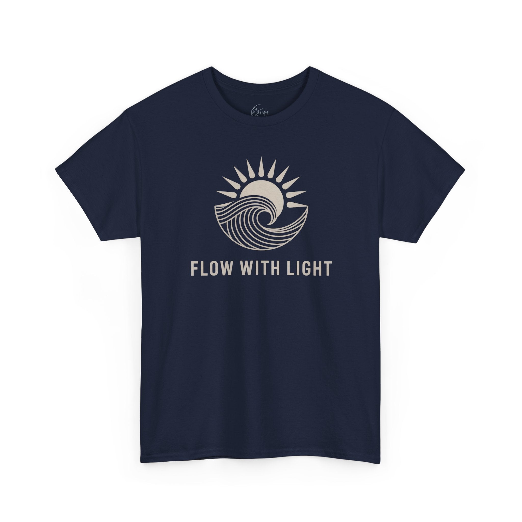 Flow With Light Unisex Cotton T-Shirt