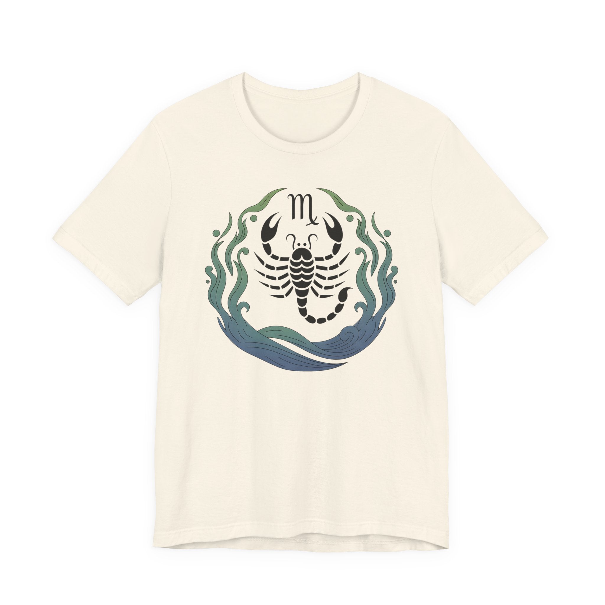 Astrology Zodiac Scorpio Unisex Flower T-Shirt