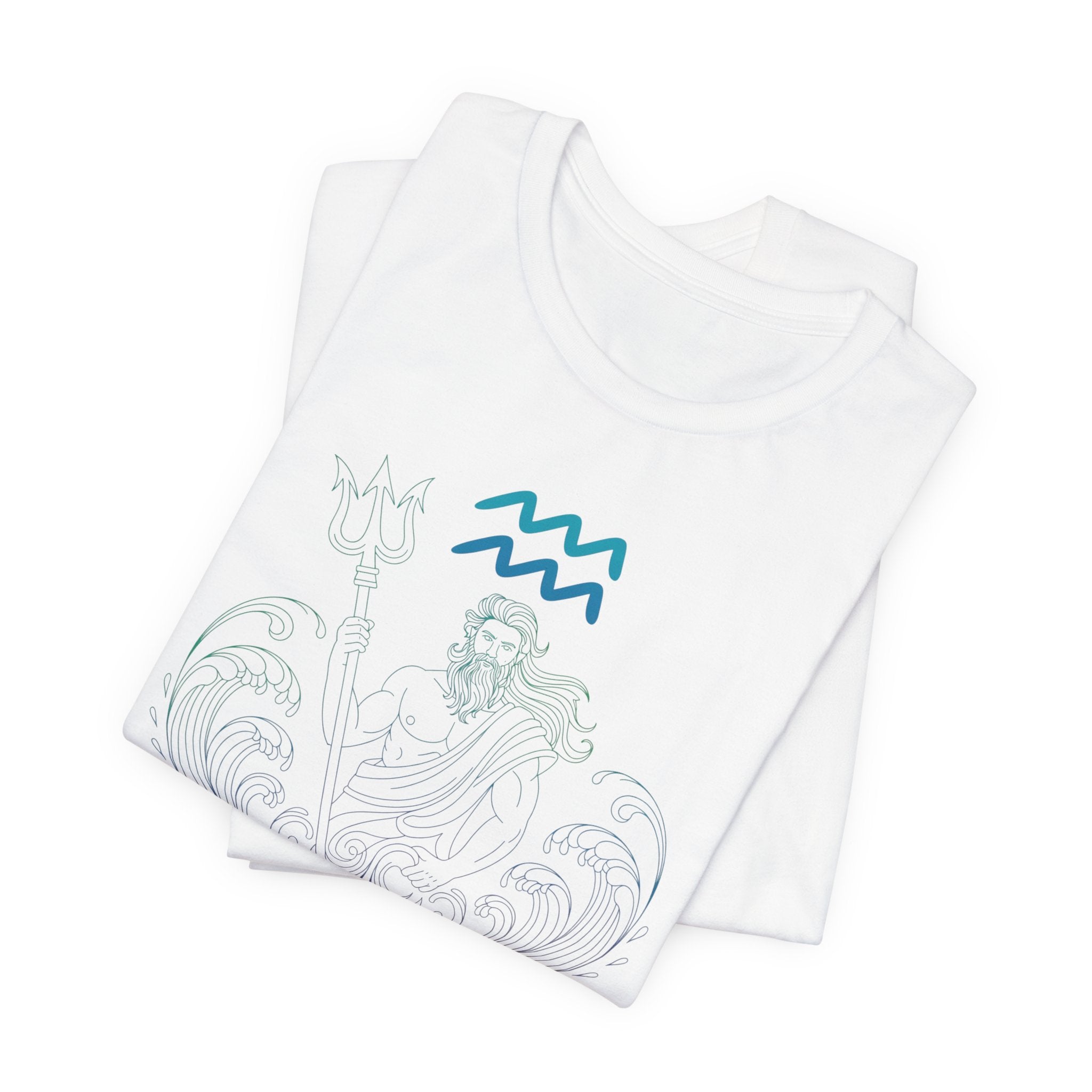 Astrology Zodiac Aquarius Poseidon Unisex T-Shirt