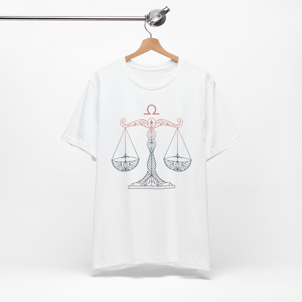 Astrology Zodiac Libra Balance Mandala Unisex T-Shirt