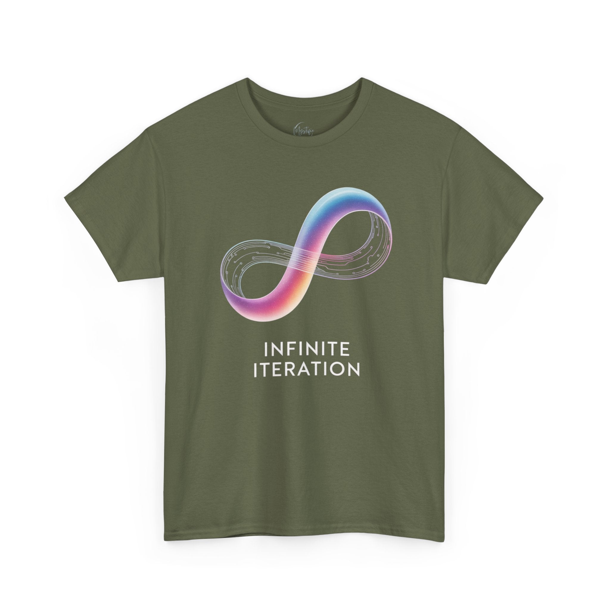 Infinite Iteration Spiritual Unisex Cotton T-Shirt