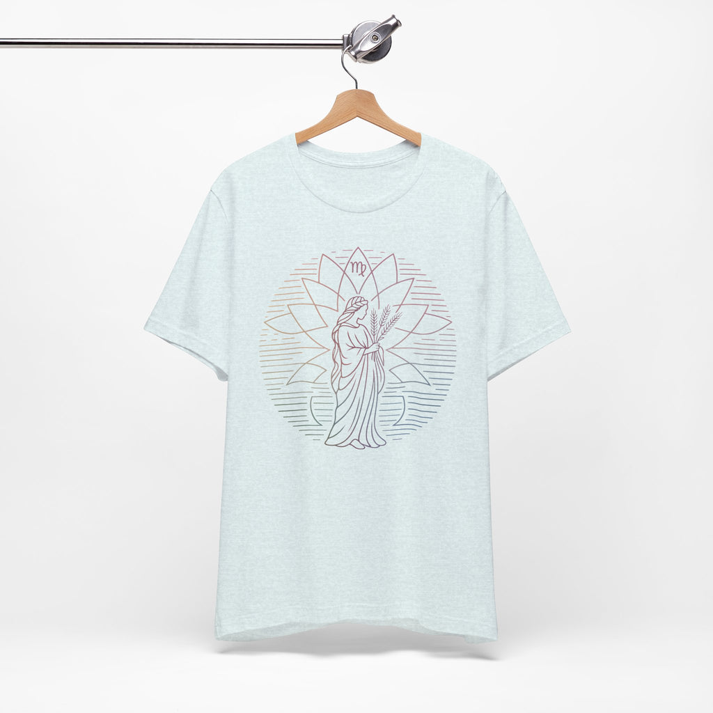 Astrology Zodiac Virgo Unisex Mandala  T-Shirt