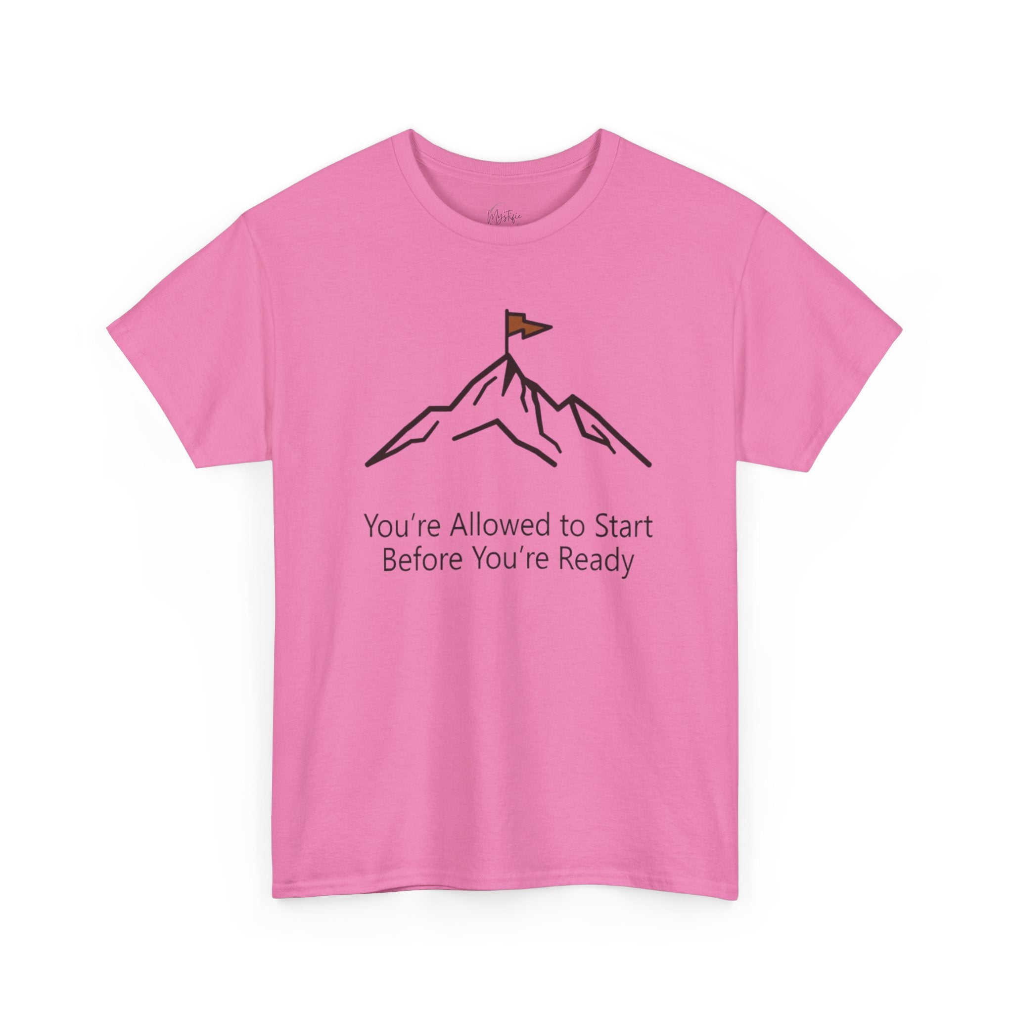 You're Allowed to Start Before You're Ready Unisex Cotton T-Shirt