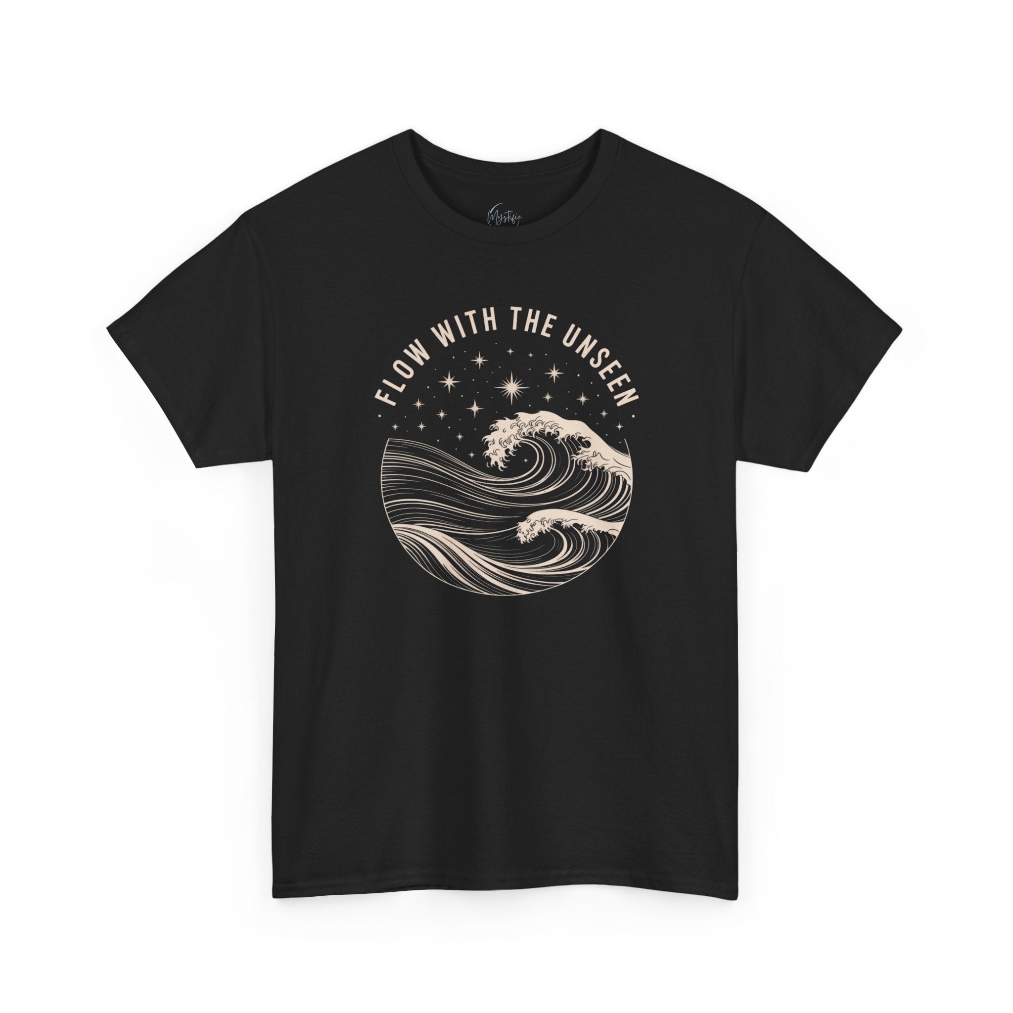 Flow With The Unseen Unisex Cotton T-Shirt