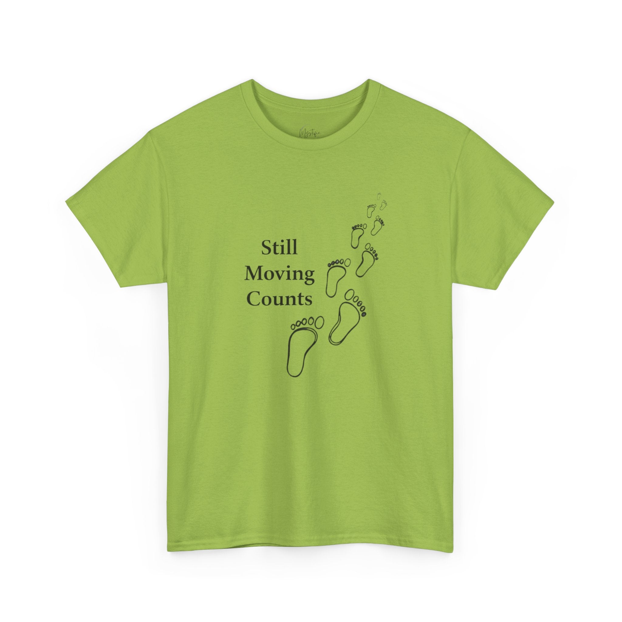 Still Moving Counts Unisex Cotton T-Shirt