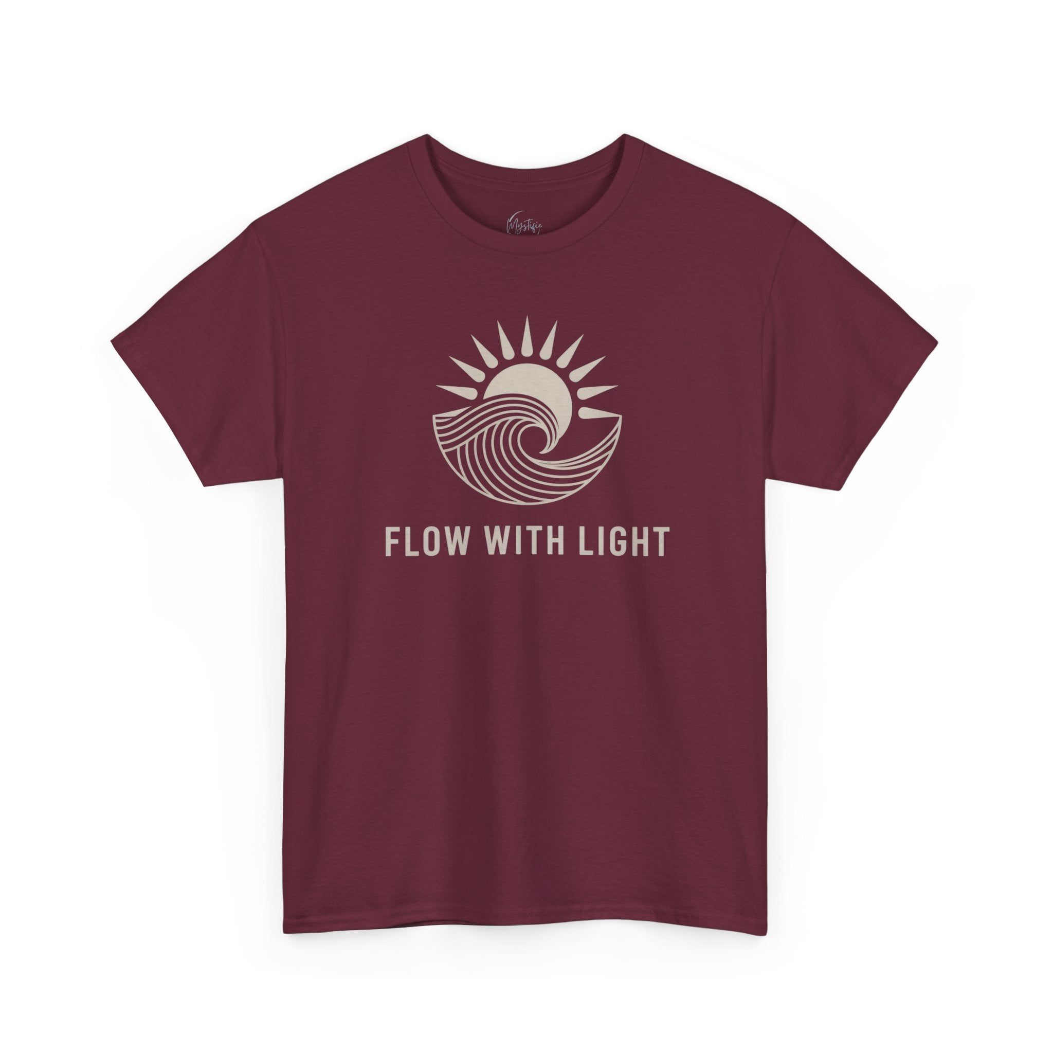 Flow With Light Unisex Cotton T-Shirt
