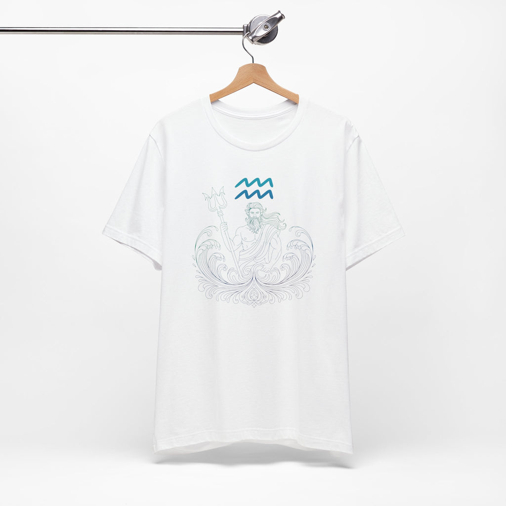 Astrology Zodiac Aquarius Poseidon Unisex T-Shirt
