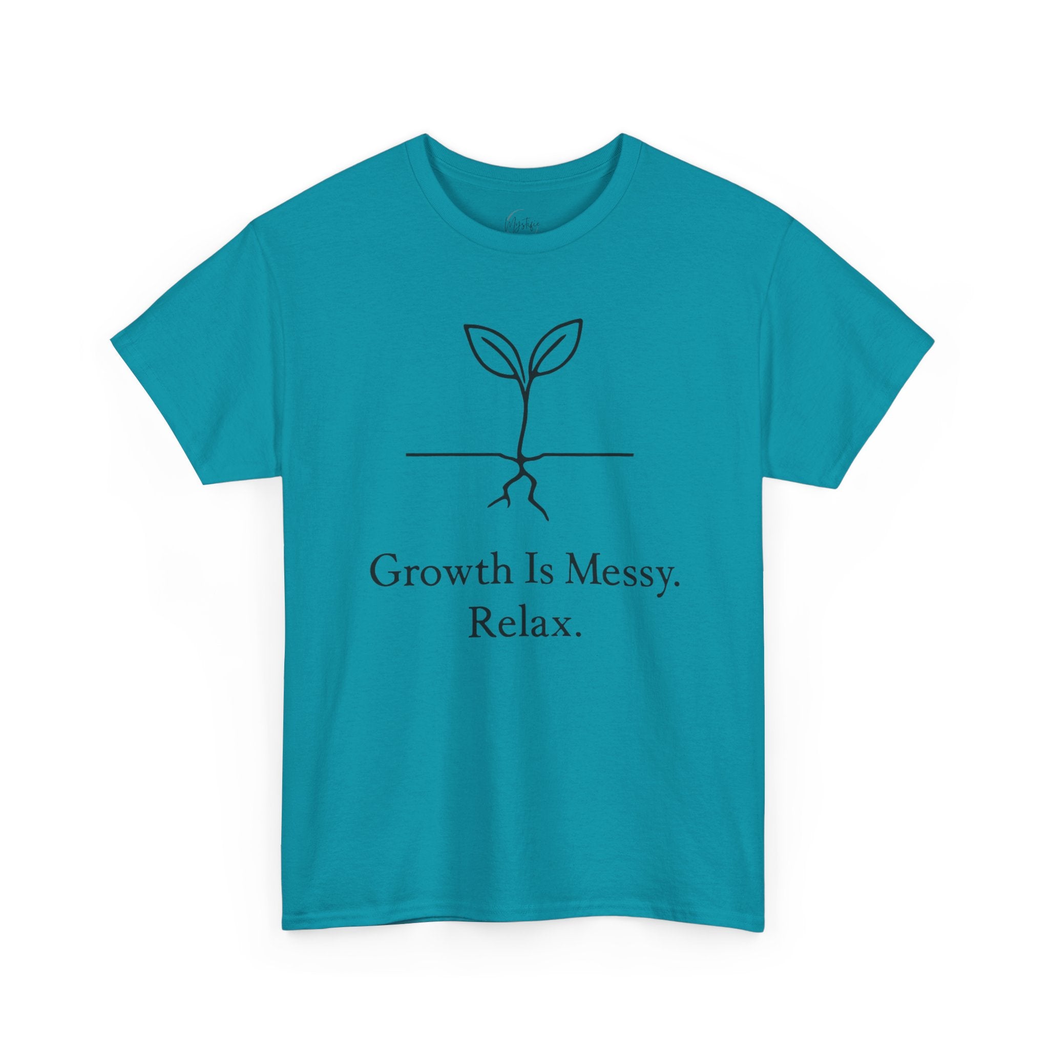 Growth Is Messy Relax Unisex Cotton T-Shirt