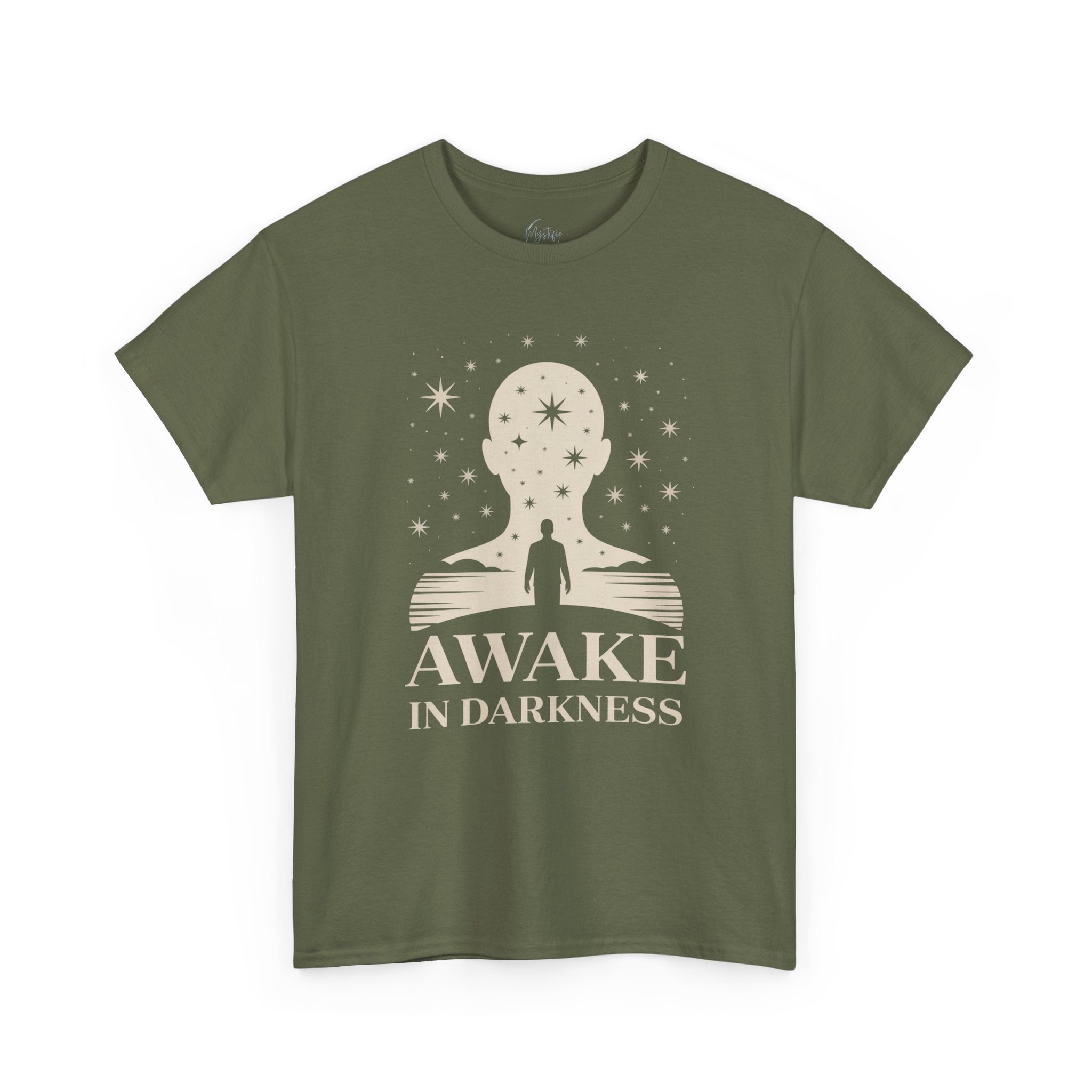 Awake In Darkness Unisex Cotton T-Shirt