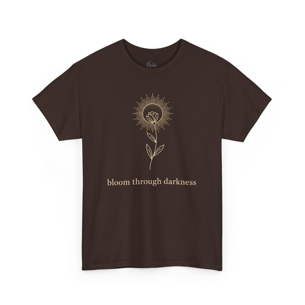 Bloom Through Darkness Unisex Cotton T-Shirt