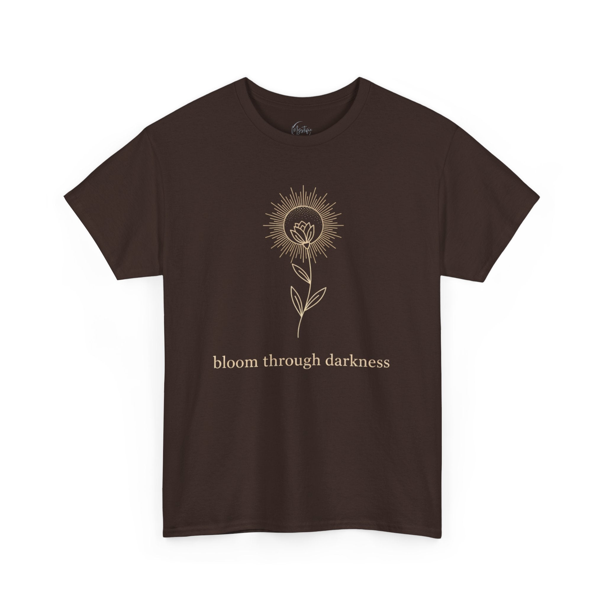 Bloom Through Darkness Unisex Cotton T-Shirt