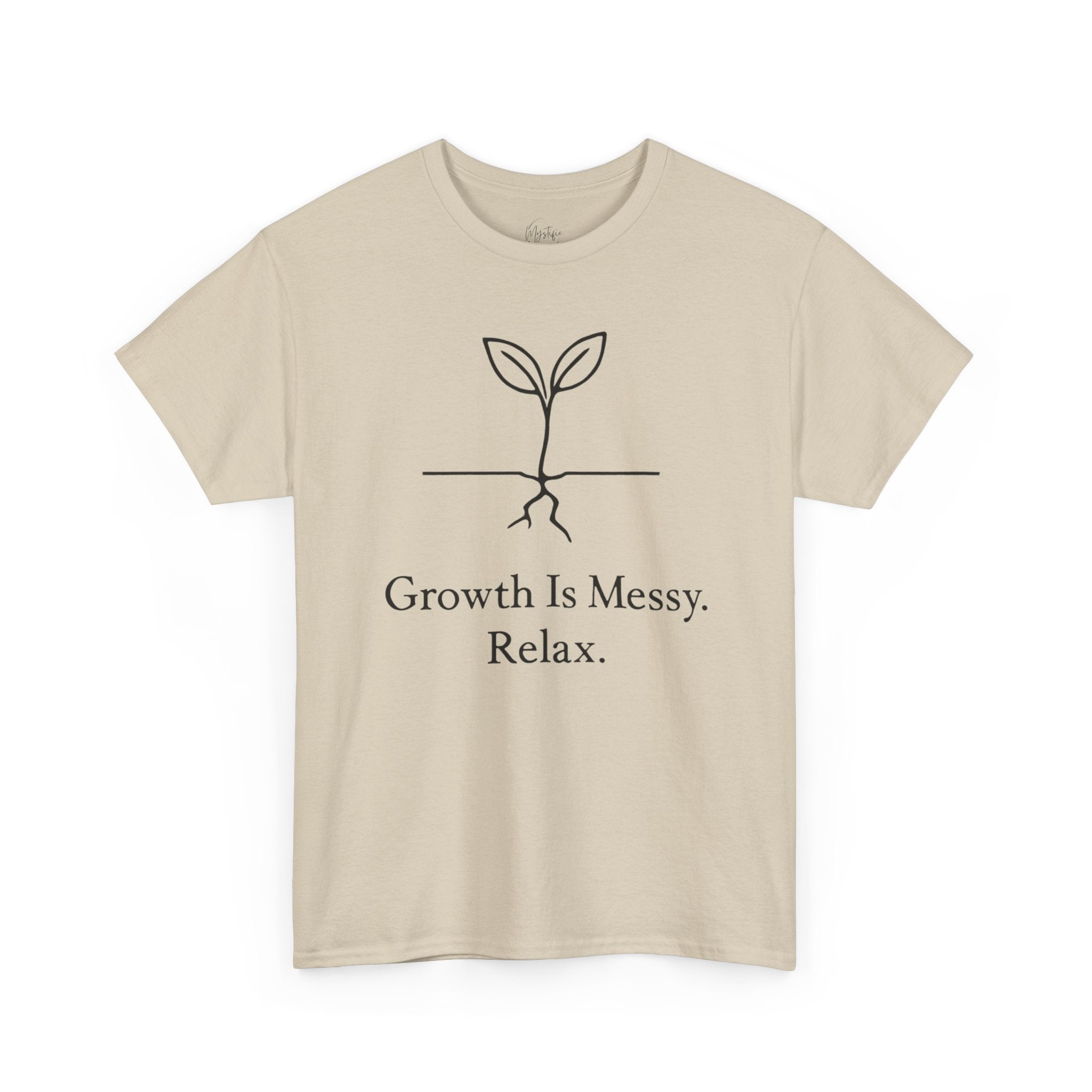 Growth Is Messy Relax Unisex Cotton T-Shirt