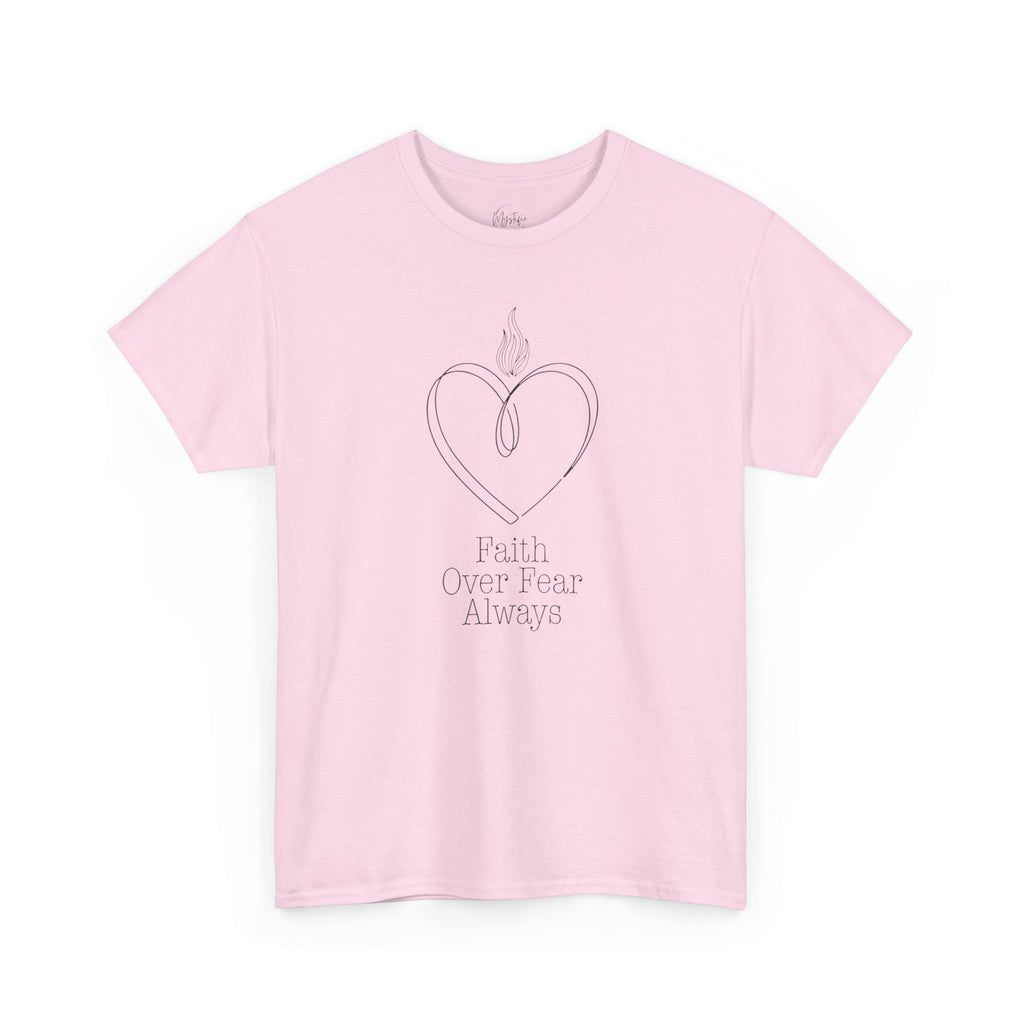 Faith Over Fear Always Unisex Cotton T-Shirt