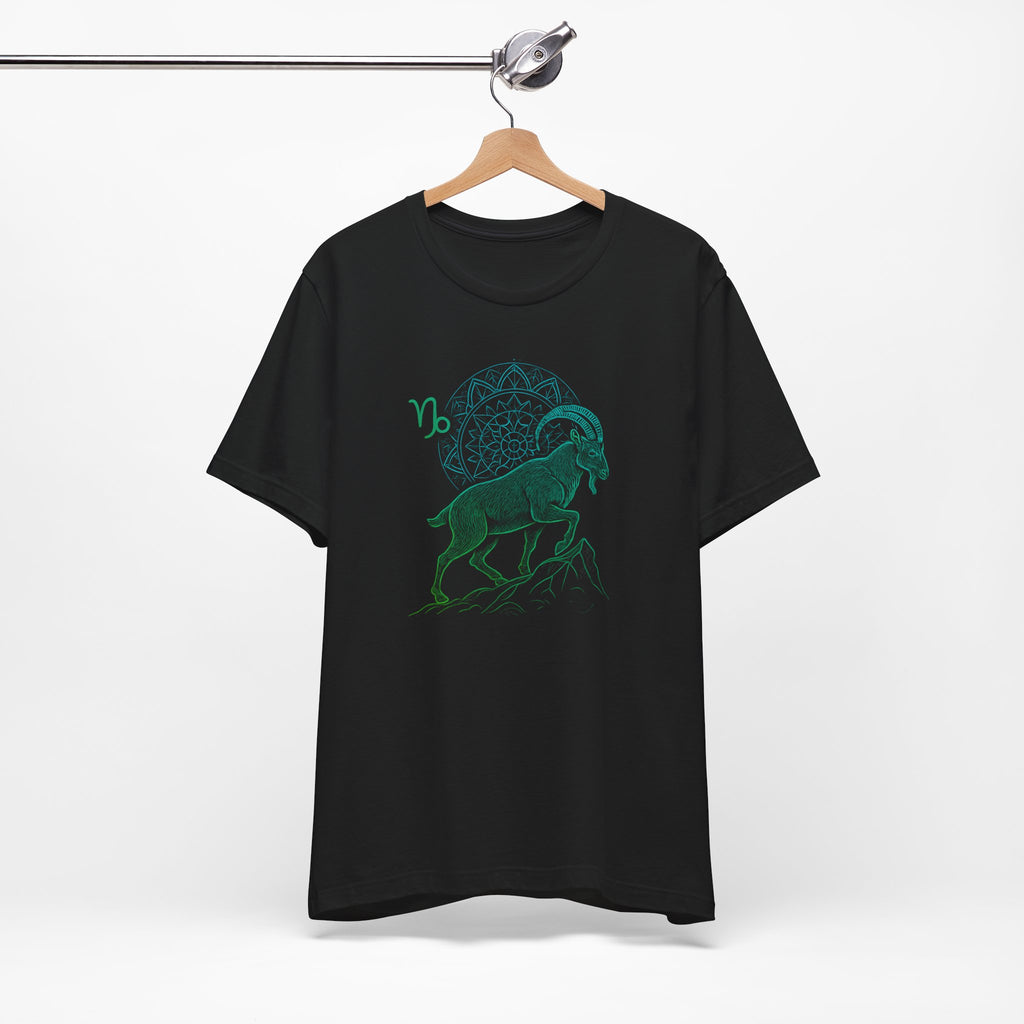 Astrology Zodiac Capricorn Spiritual Neon Unisex T-Shirt