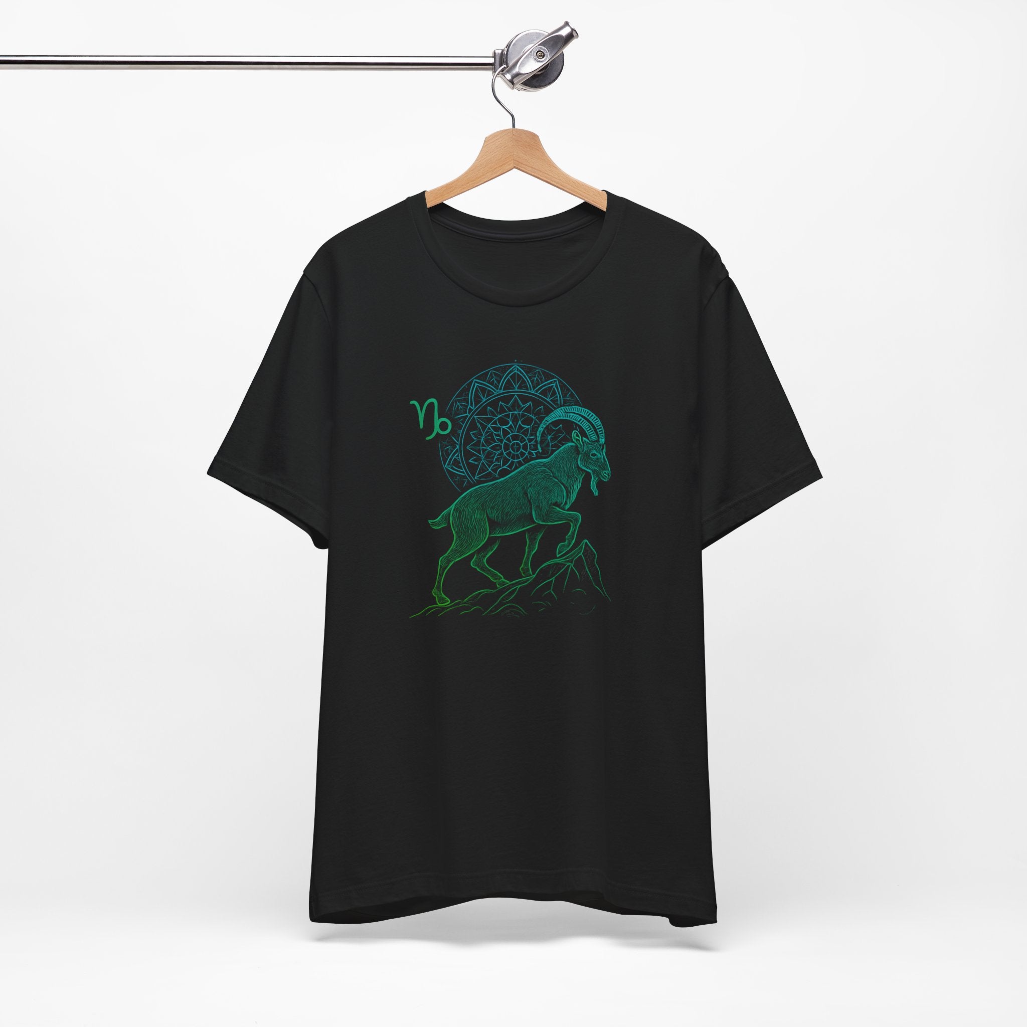 Astrology Zodiac Capricorn Spiritual Neon Unisex T-Shirt