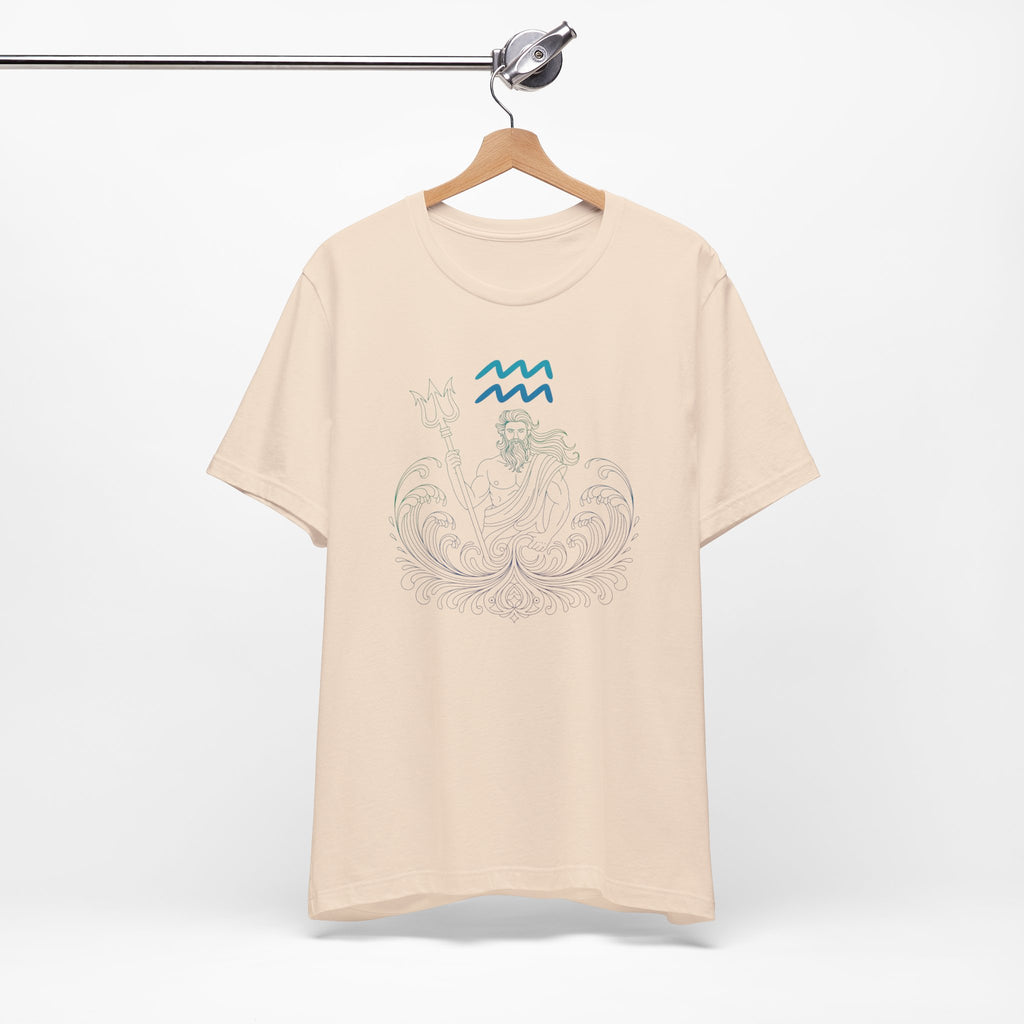 Astrology Zodiac Aquarius Poseidon Unisex T-Shirt