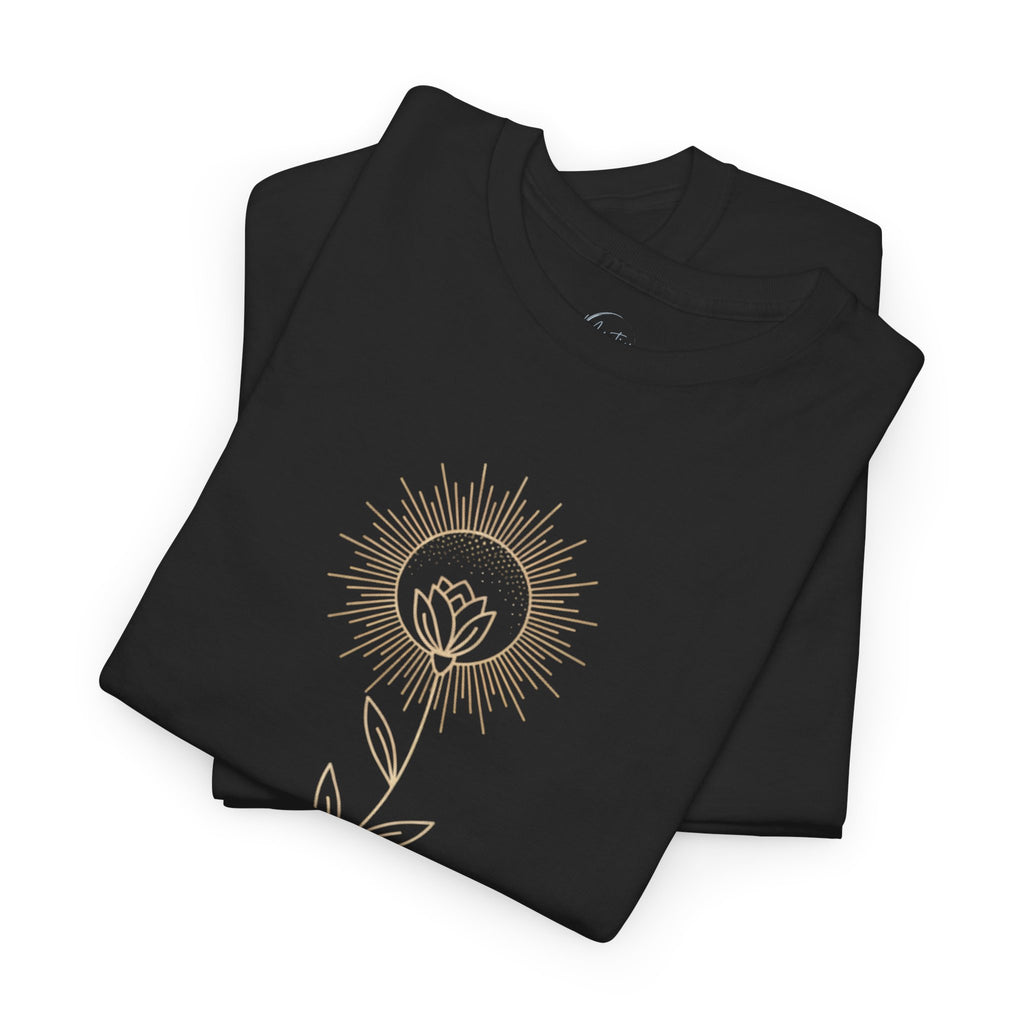 Bloom Through Darkness Unisex Cotton T-Shirt