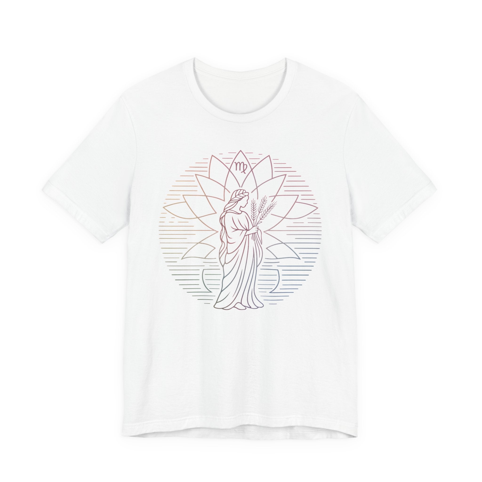Astrology Zodiac Virgo Unisex Mandala  T-Shirt