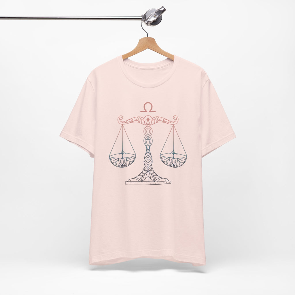 Astrology Zodiac Libra Balance Mandala Unisex T-Shirt