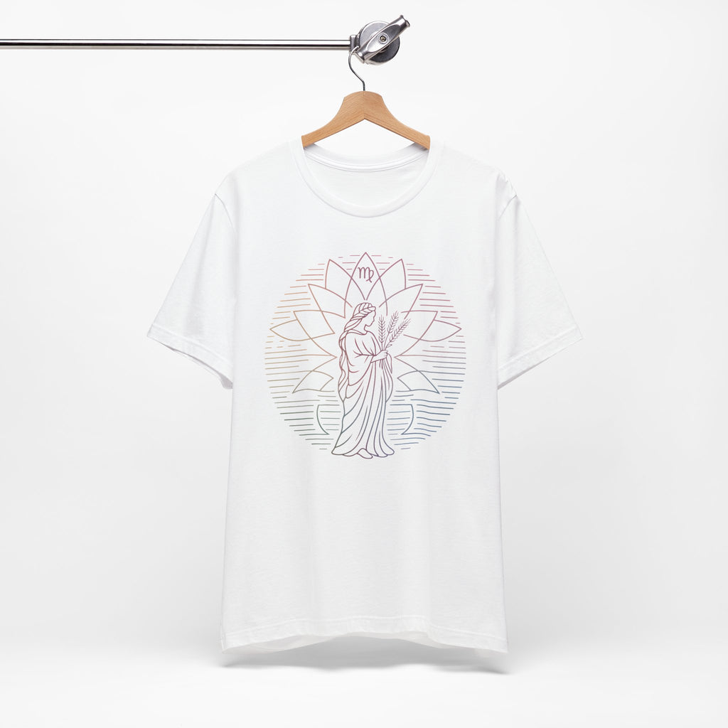 Astrology Zodiac Virgo Unisex Mandala  T-Shirt